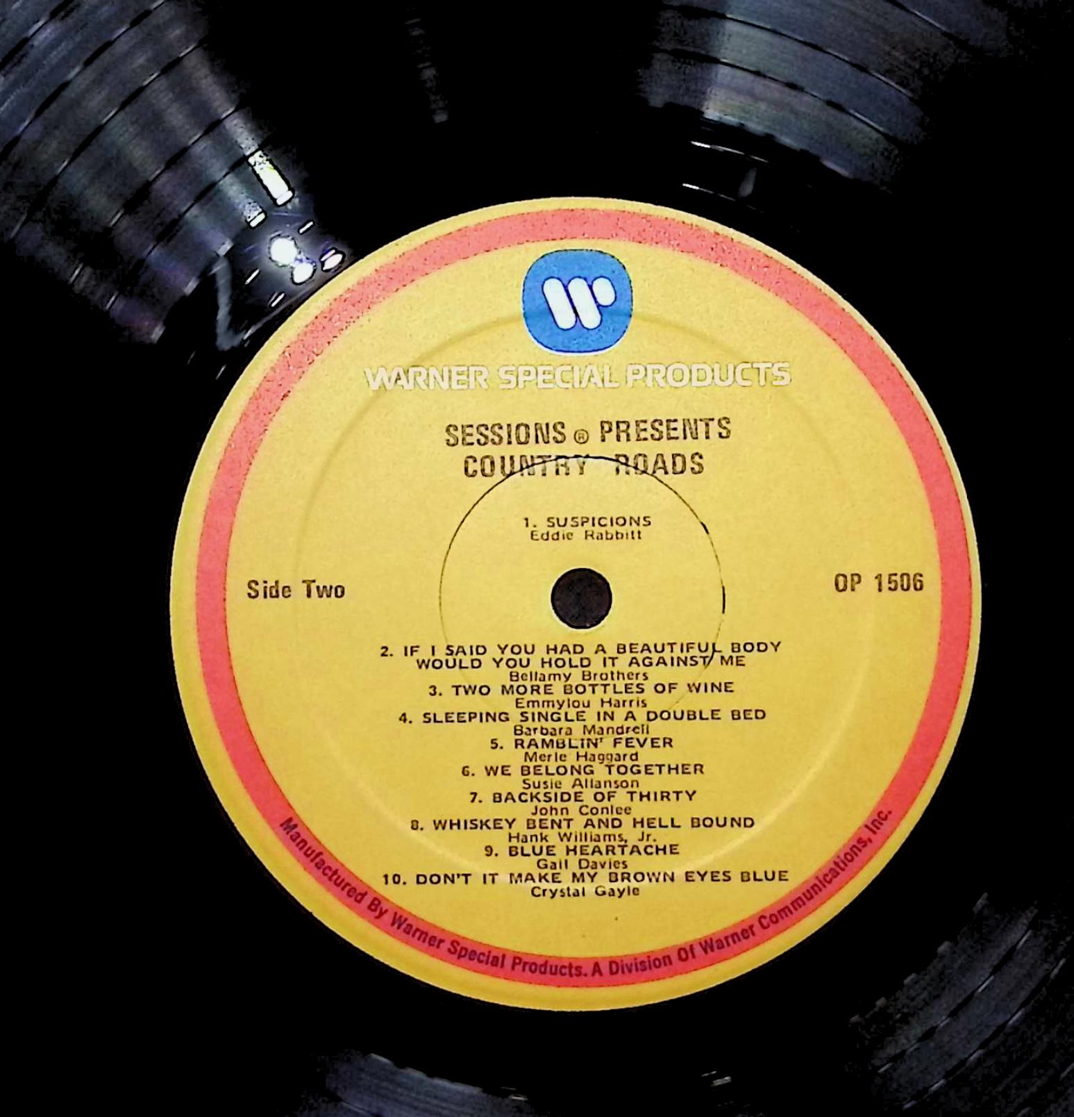 Various Artists Country Roads 1980 LP OP 1506 Folk, World, & Country — image 2