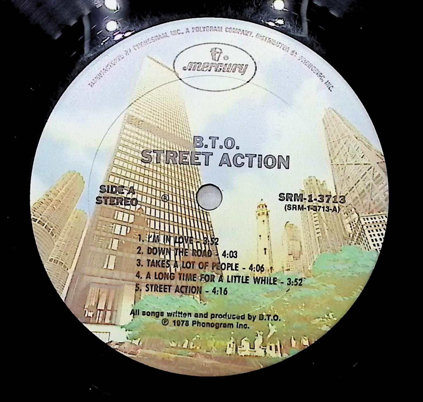Bachman-Turner Overdrive Street Action 12" LP 1978 SRM 1-3713 Rock — image 2