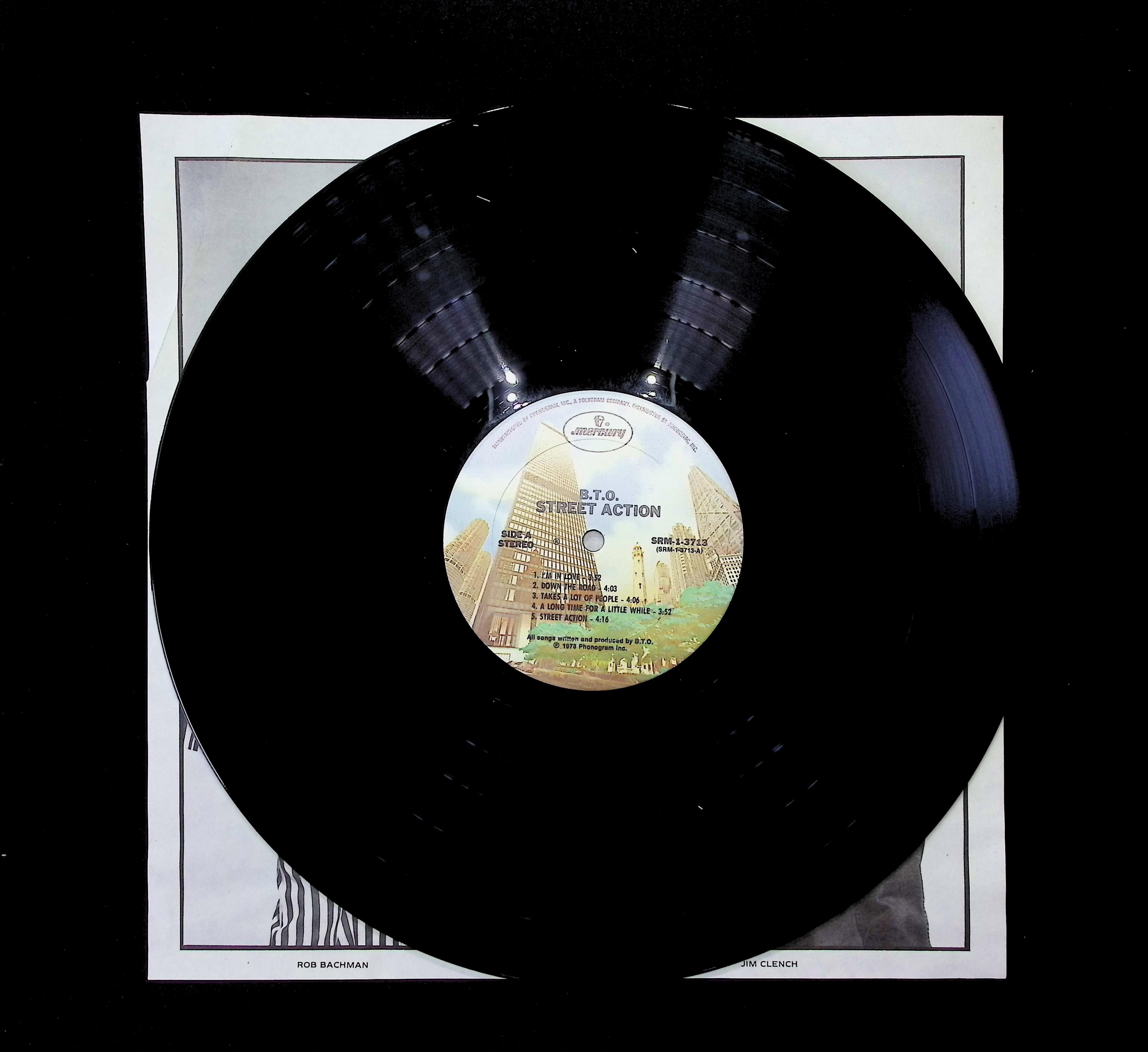 Bachman-Turner Overdrive Street Action 12" LP 1978 SRM 1-3713 Rock — image 3