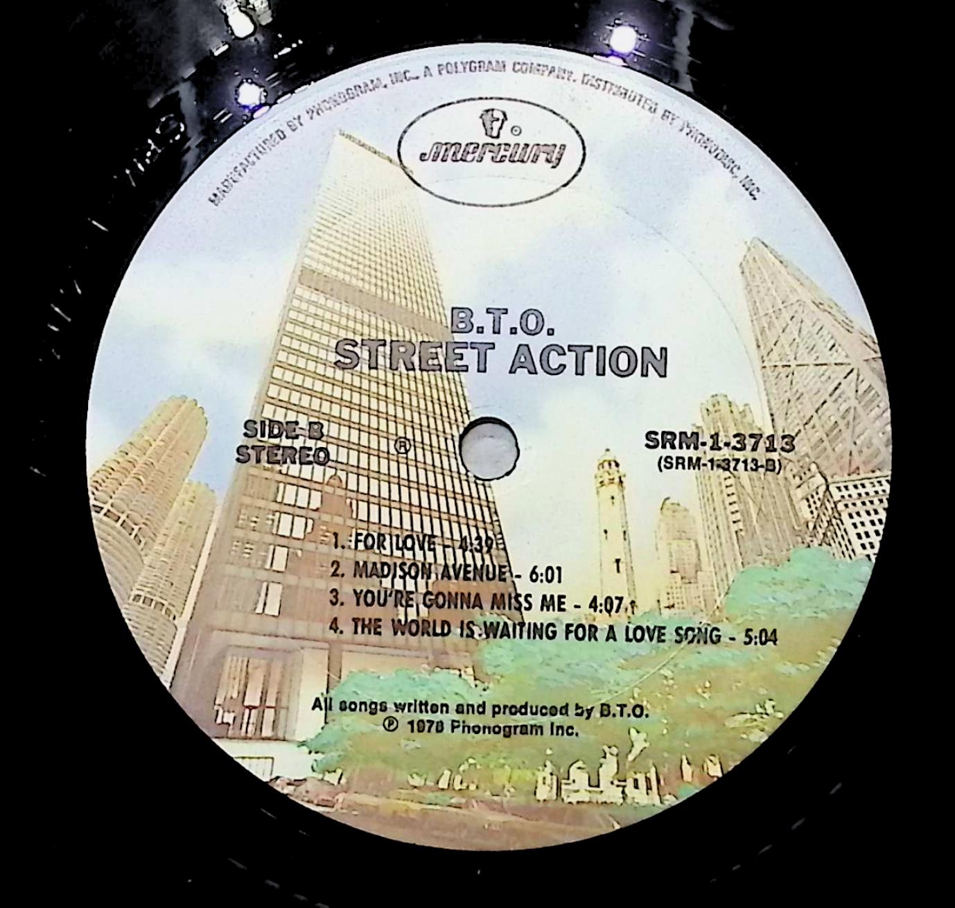 Bachman-Turner Overdrive Street Action 12" LP 1978 SRM 1-3713 Rock — image 4