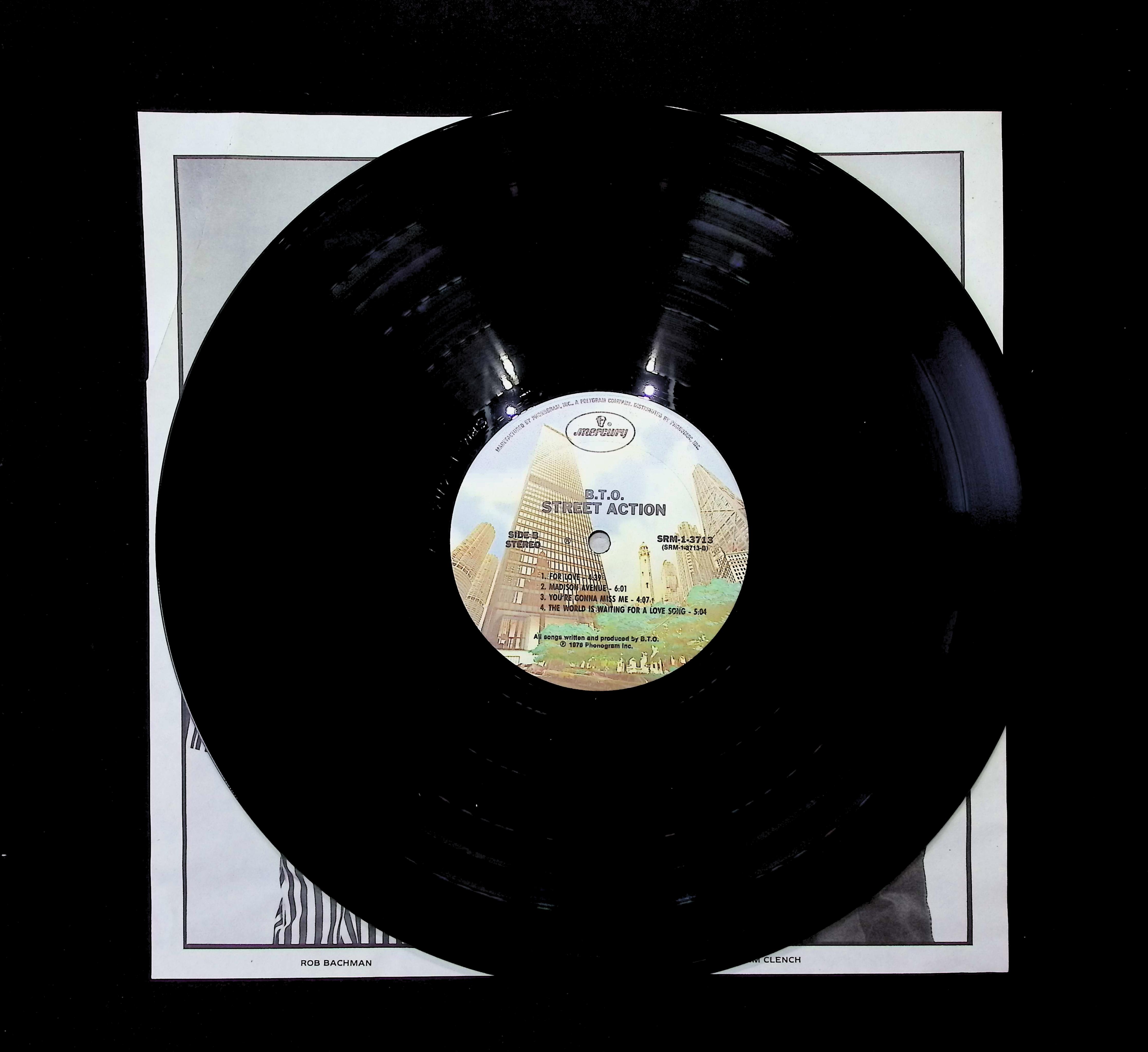 Bachman-Turner Overdrive Street Action 12" LP 1978 SRM 1-3713 Rock — image 5