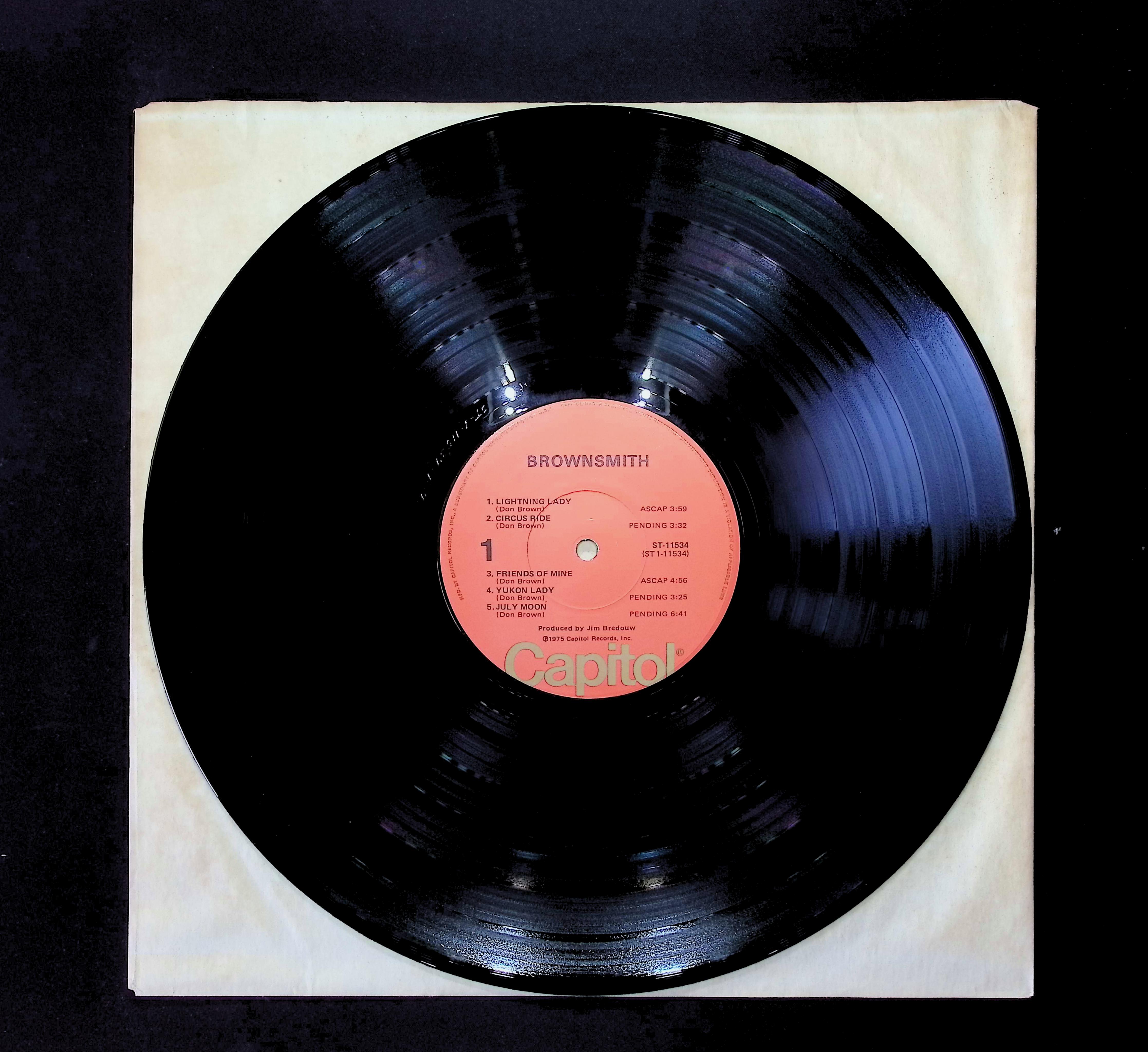 Brownsmith Brownsmith 12" LP 1975 ST-11534 Rock — image 3