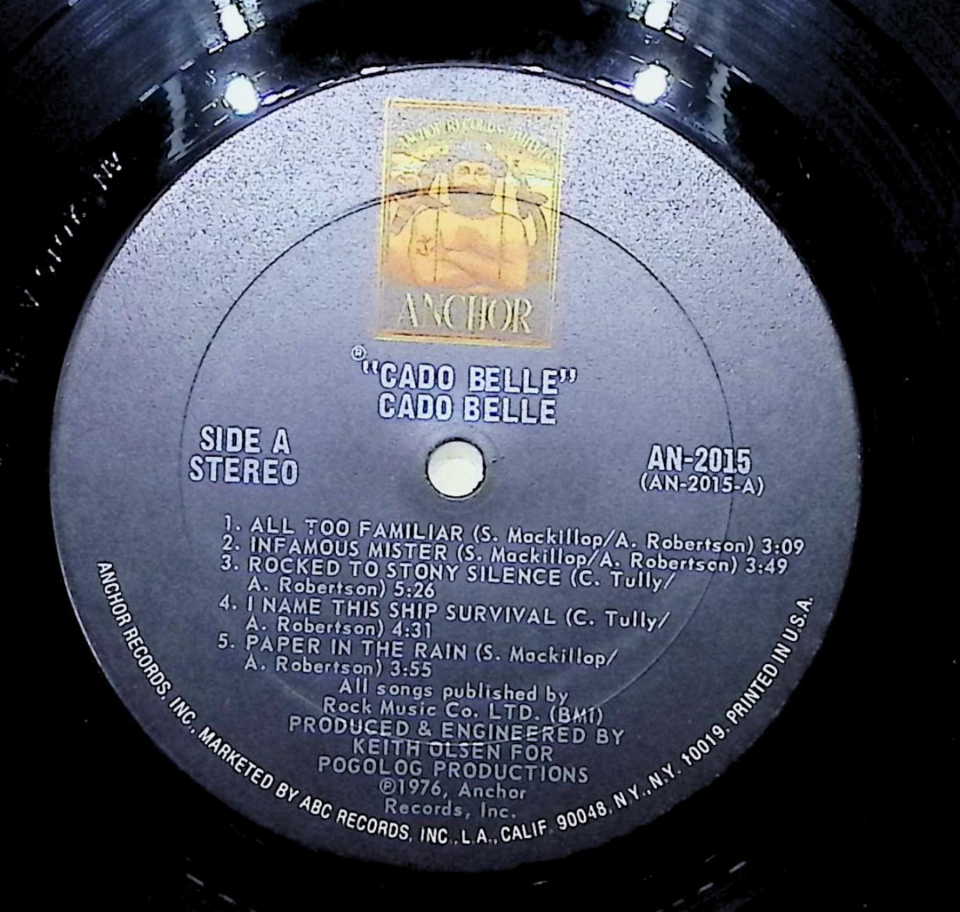 Cado Belle 1976 LP AN 2015 Rock Funk / Soul, Pop — image 4