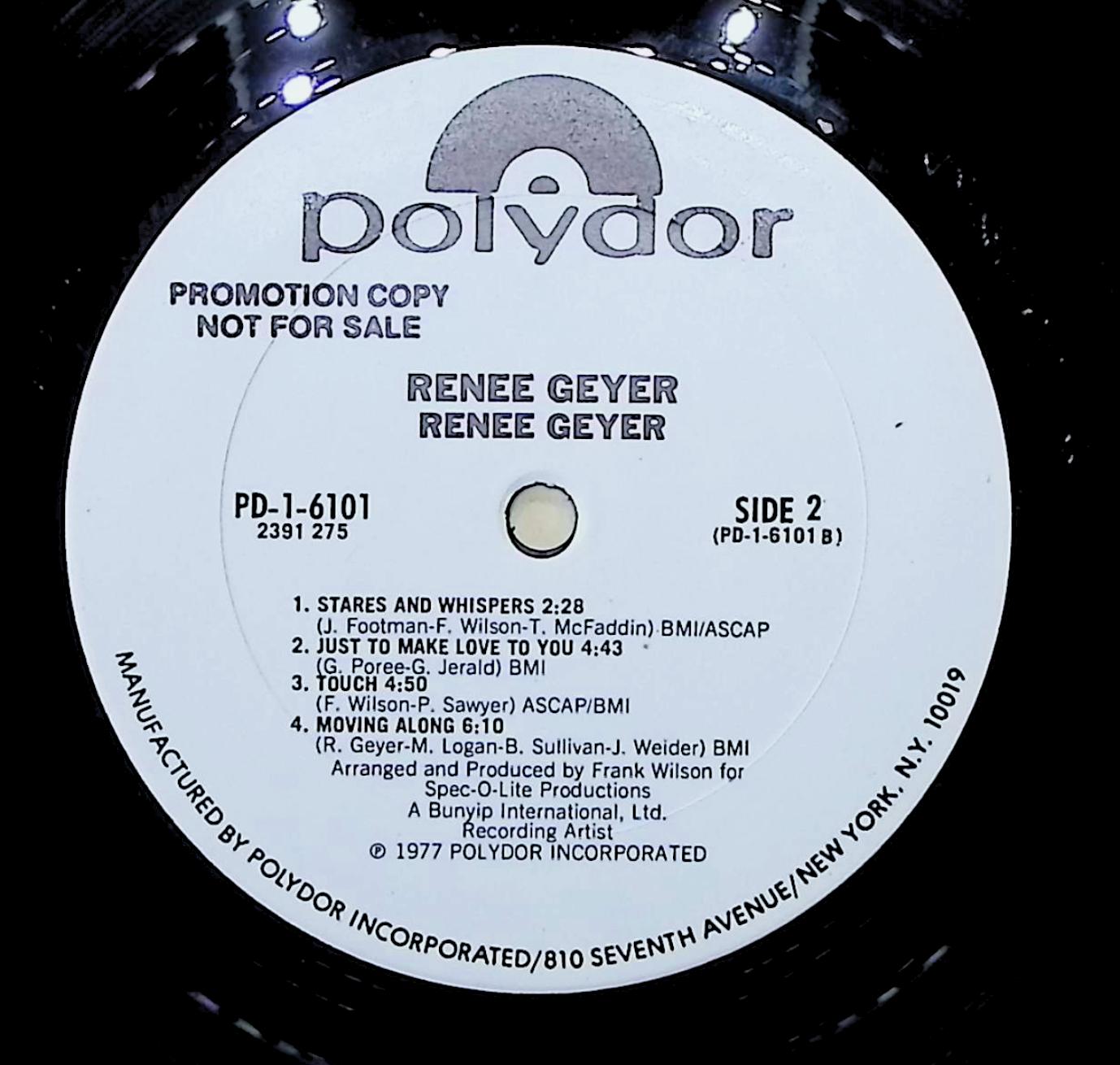 Renee Geyer Renee Geyer 12" LP 1977 PD-1-6101 Funk / Soul — image 2