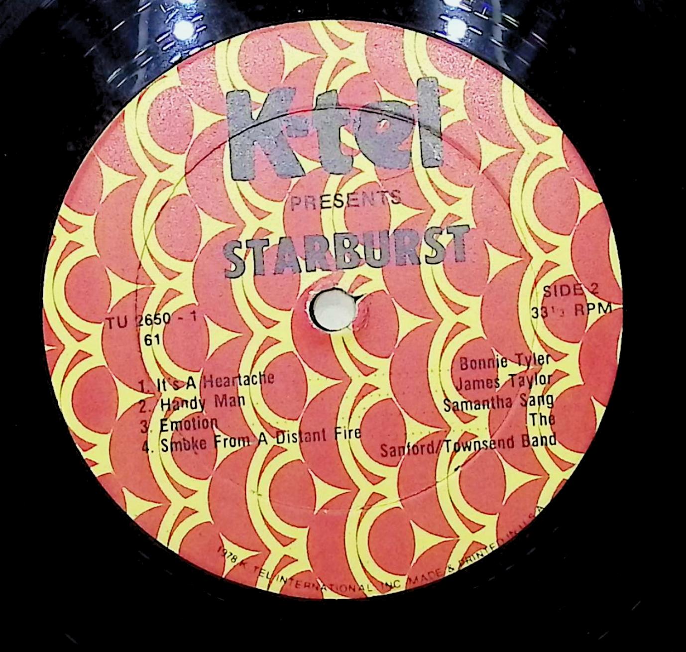 Various Starburst Volume 1 12" LP 1979 TU 2650-1 Rock — image 2