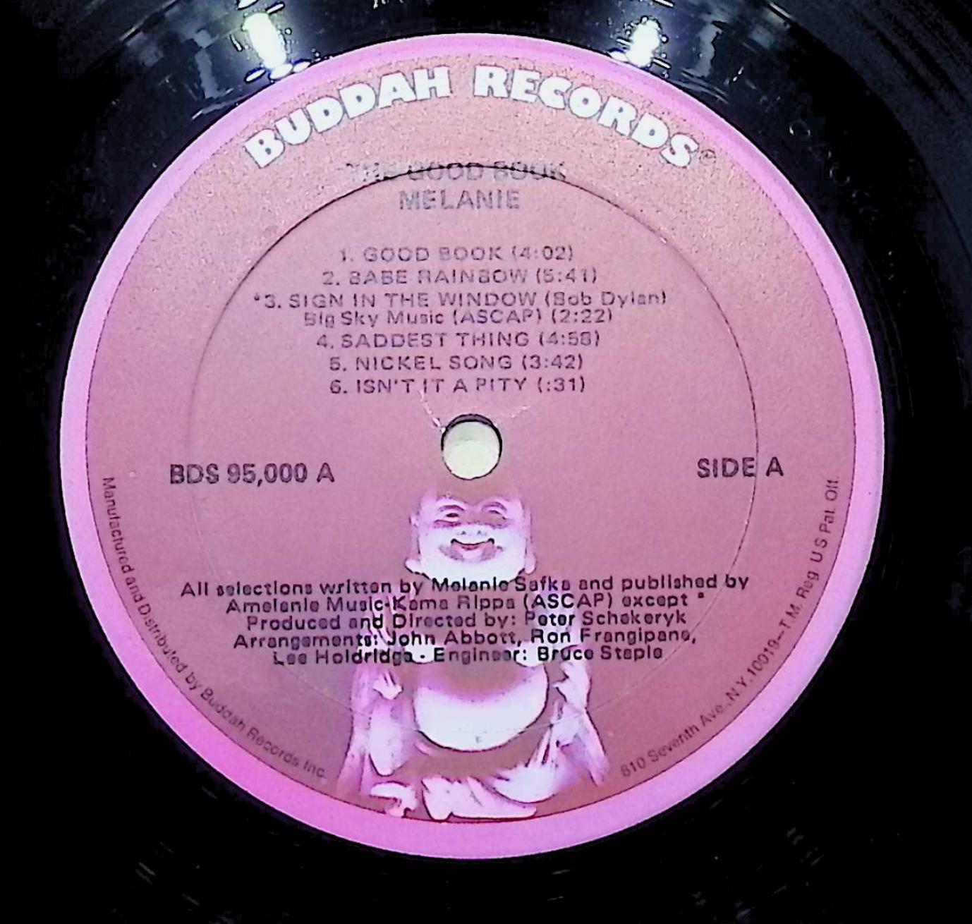 Melanie (2) The Good Book 12" LP 1971 BDS 95,000 Rock — image 2