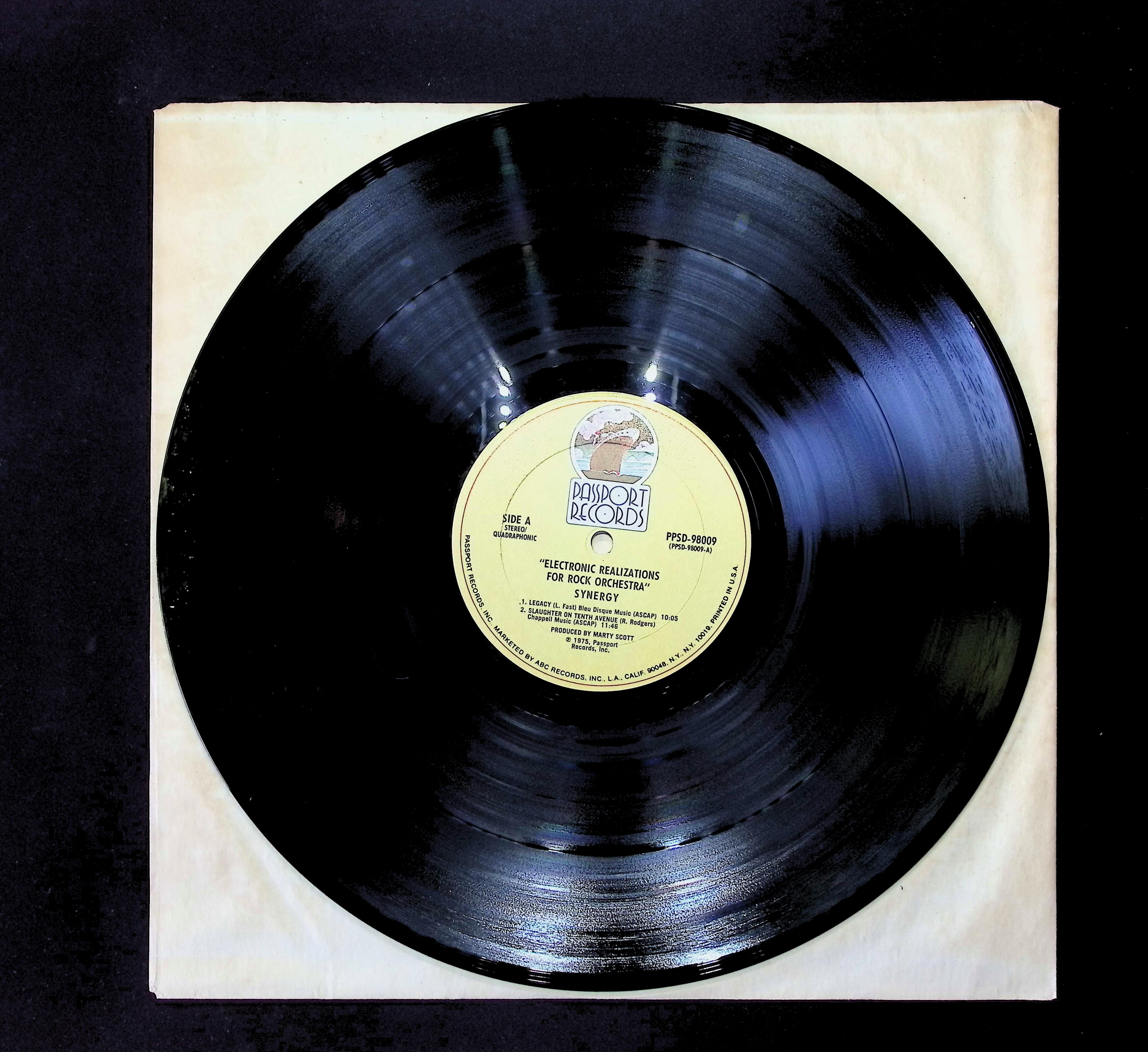 Synergy-Electronic Realizations For Rock Orchestra 1975 LP PPSD-98009 Electronic — image 3