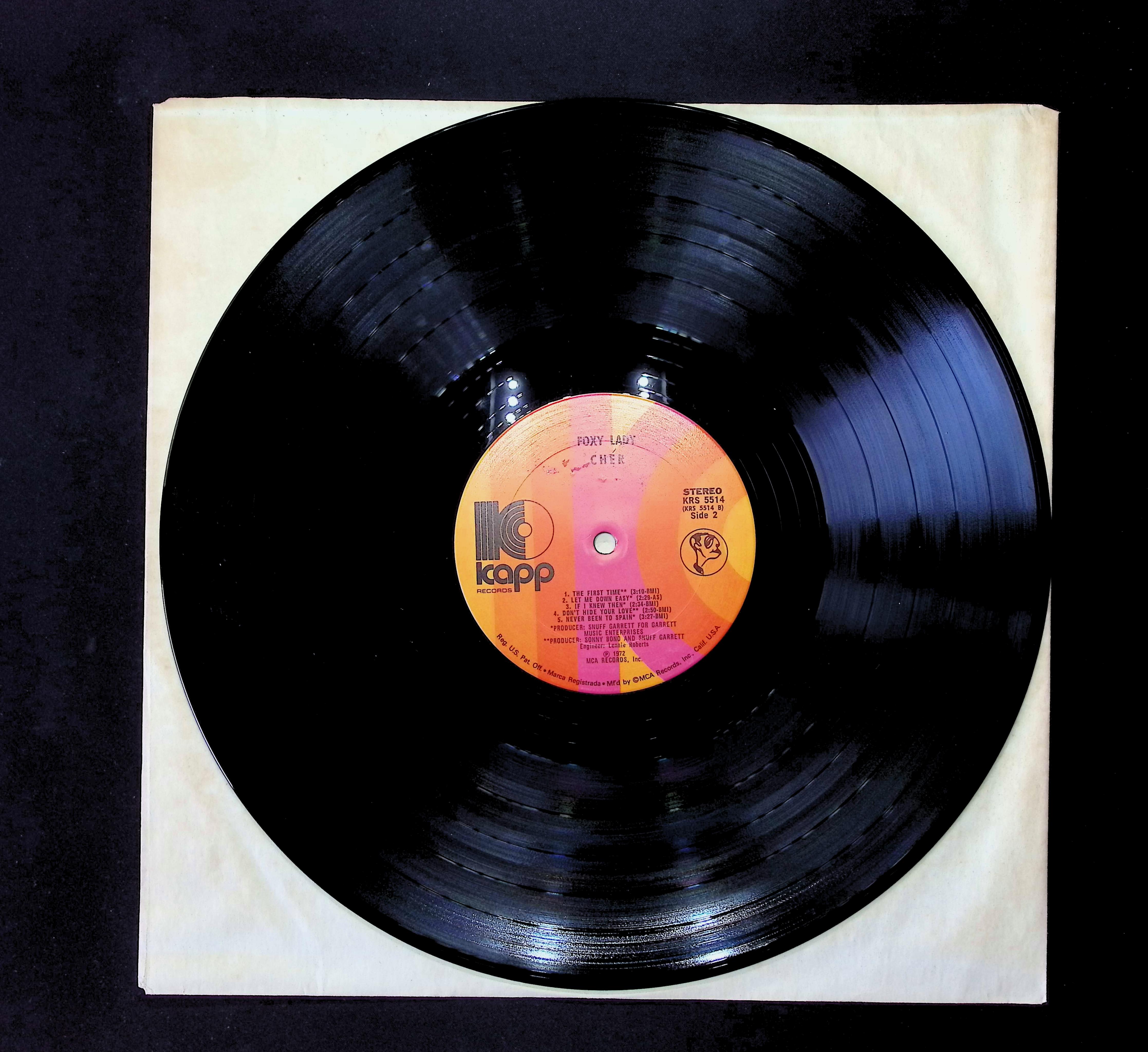 Cher Foxy Lady 12" LP 1972 KRS-5514 Rock — image 5