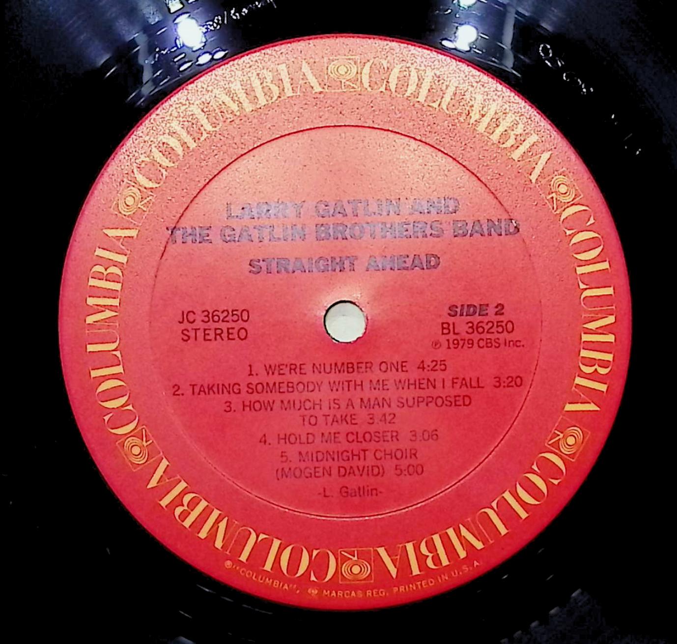 Larry Gatlin & The Gatlin Brothers-Straight Ahead- — image 2