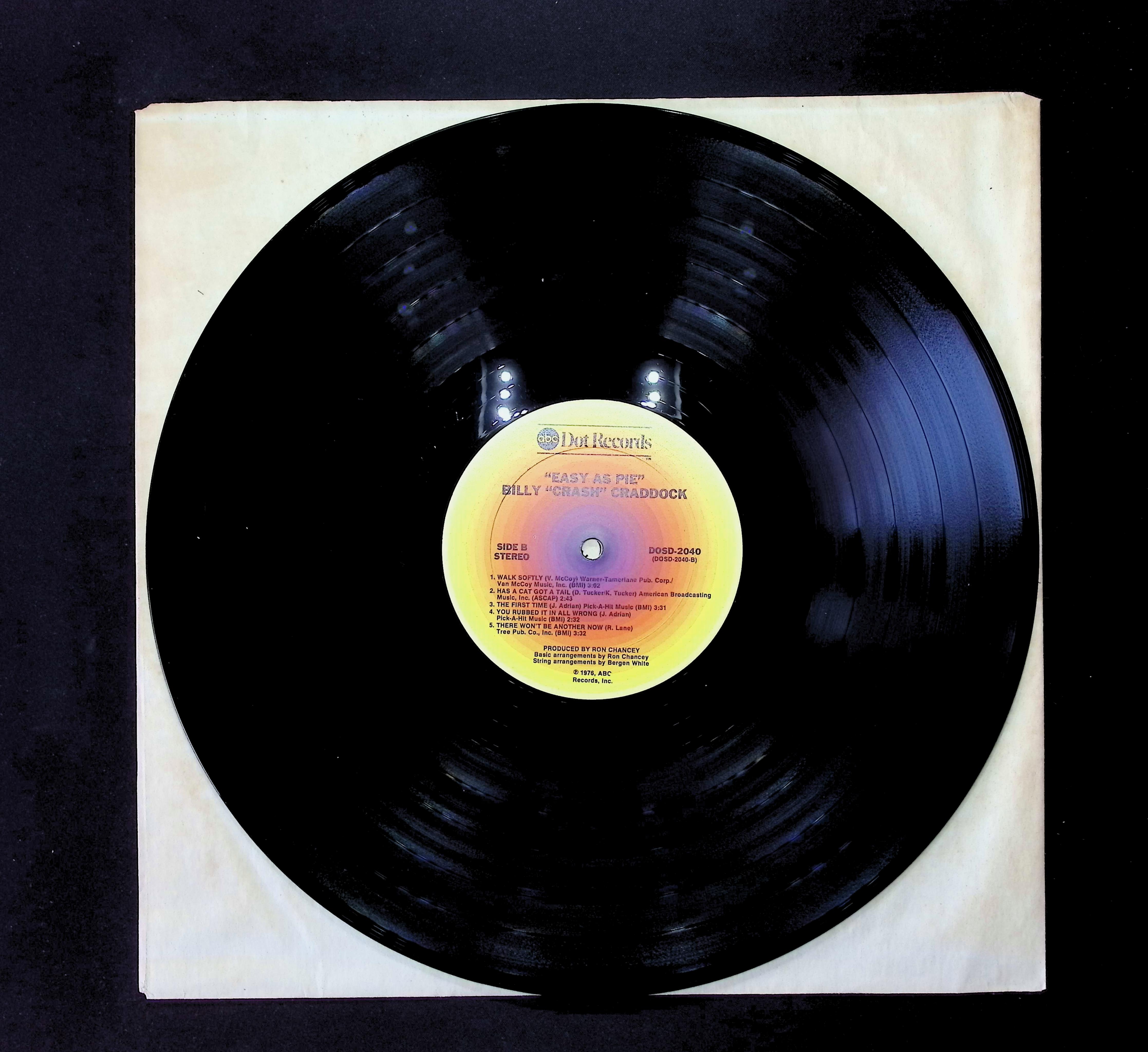 Billy 'Crash' Craddock Easy As Pie 12" LP 1976 DOSD-2040 Rock — image 5