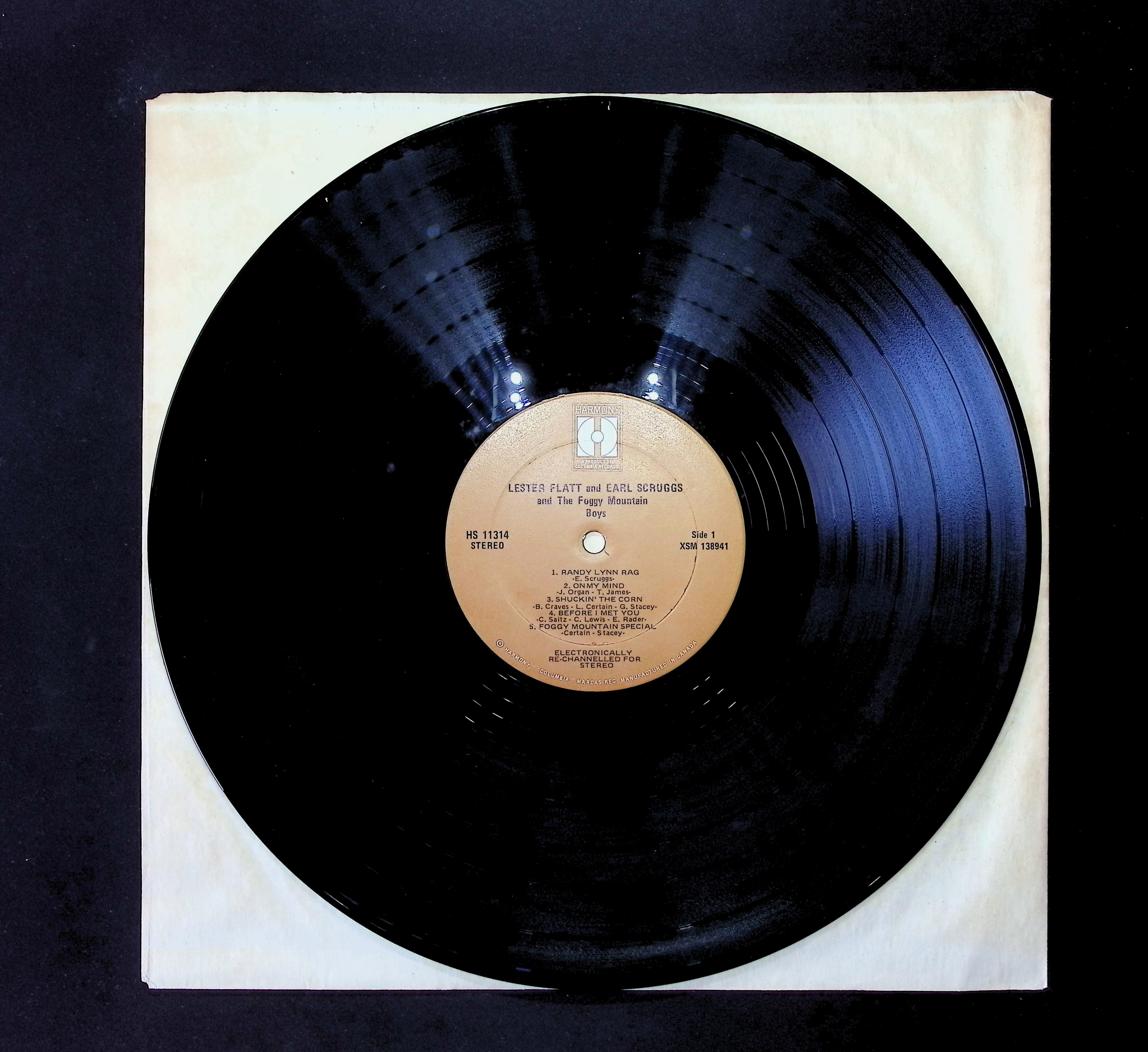 Flatt & Scruggs Lester Flatt And Earl Scruggs And The Foggy Mountain Boys 12" LP 1969 HS 11314 Folk, World, & Country — image 3