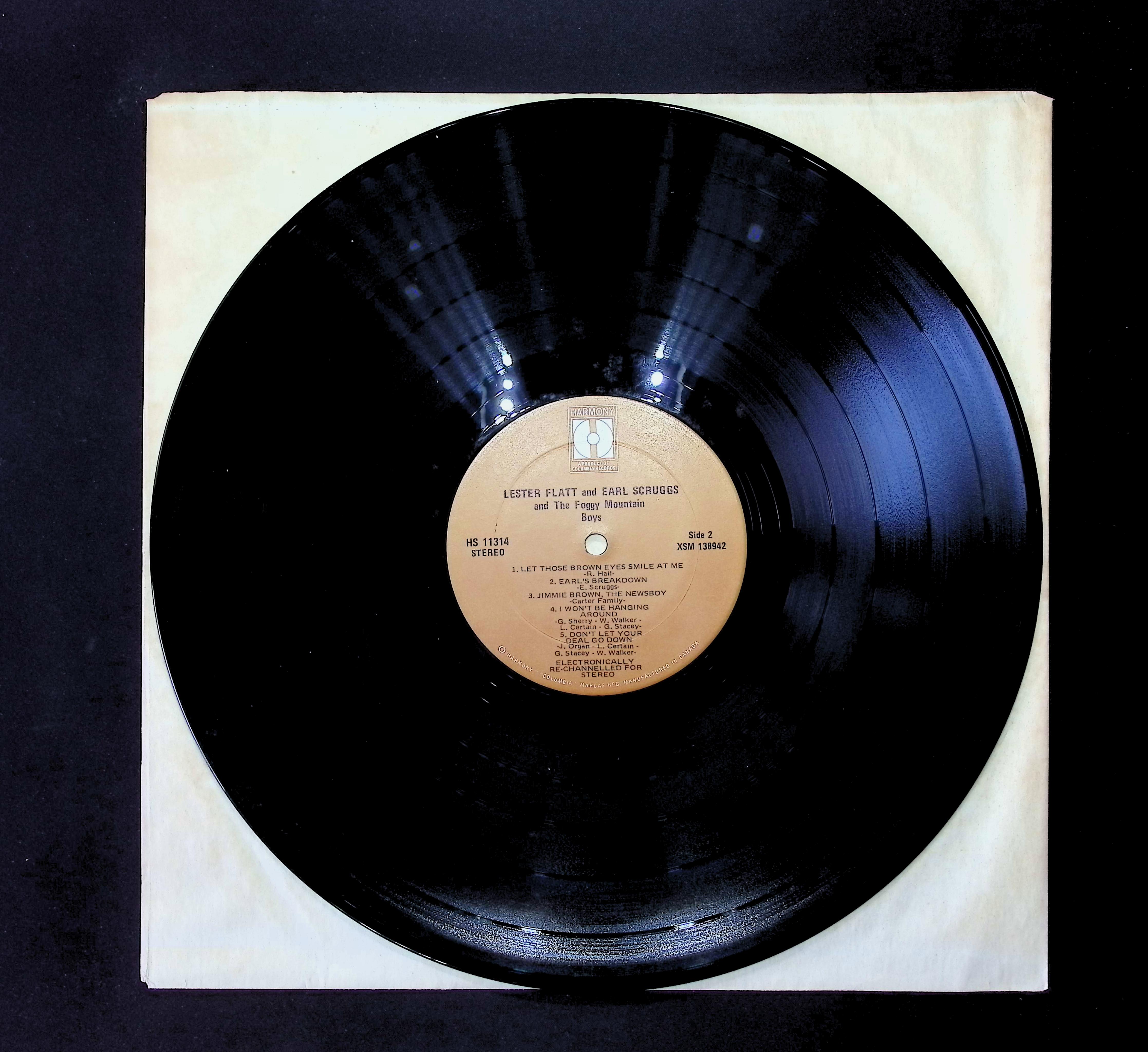 Flatt & Scruggs Lester Flatt And Earl Scruggs And The Foggy Mountain Boys 12" LP 1969 HS 11314 Folk, World, & Country — image 5