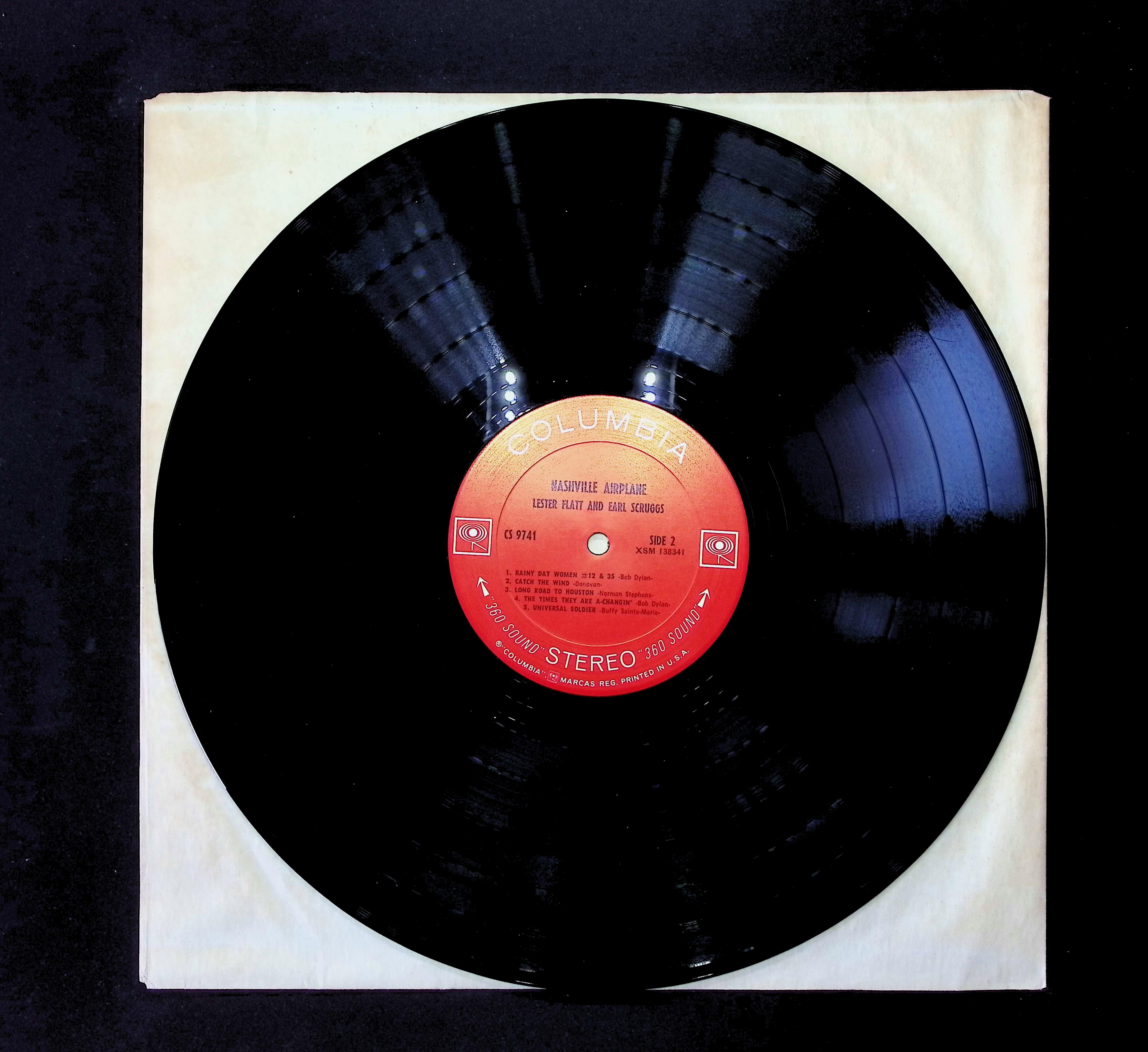 Lester Flatt, Earl Scruggs Nashville Airplane 12" LP 0 CS 9741 Folk, World, & Country — image 5