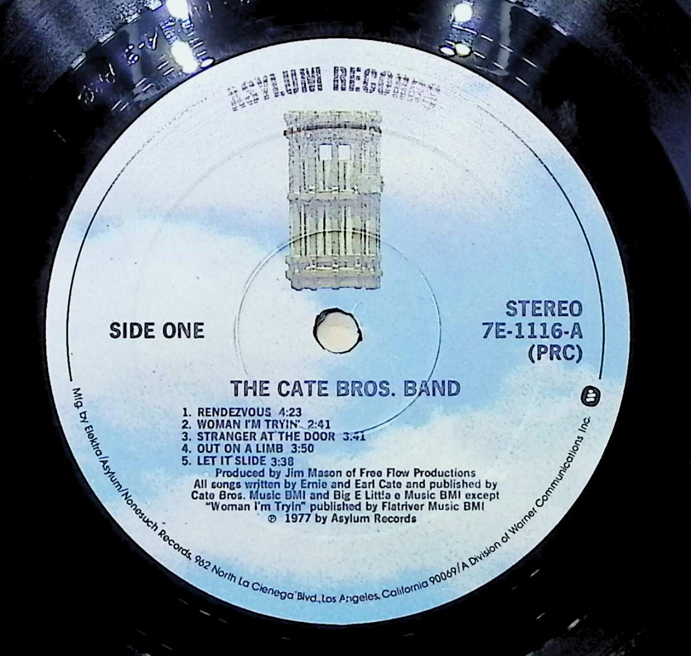 Cate Bros. Band The Cate Bros. Band 12" LP 1977 7E-1116 Rock — image 2