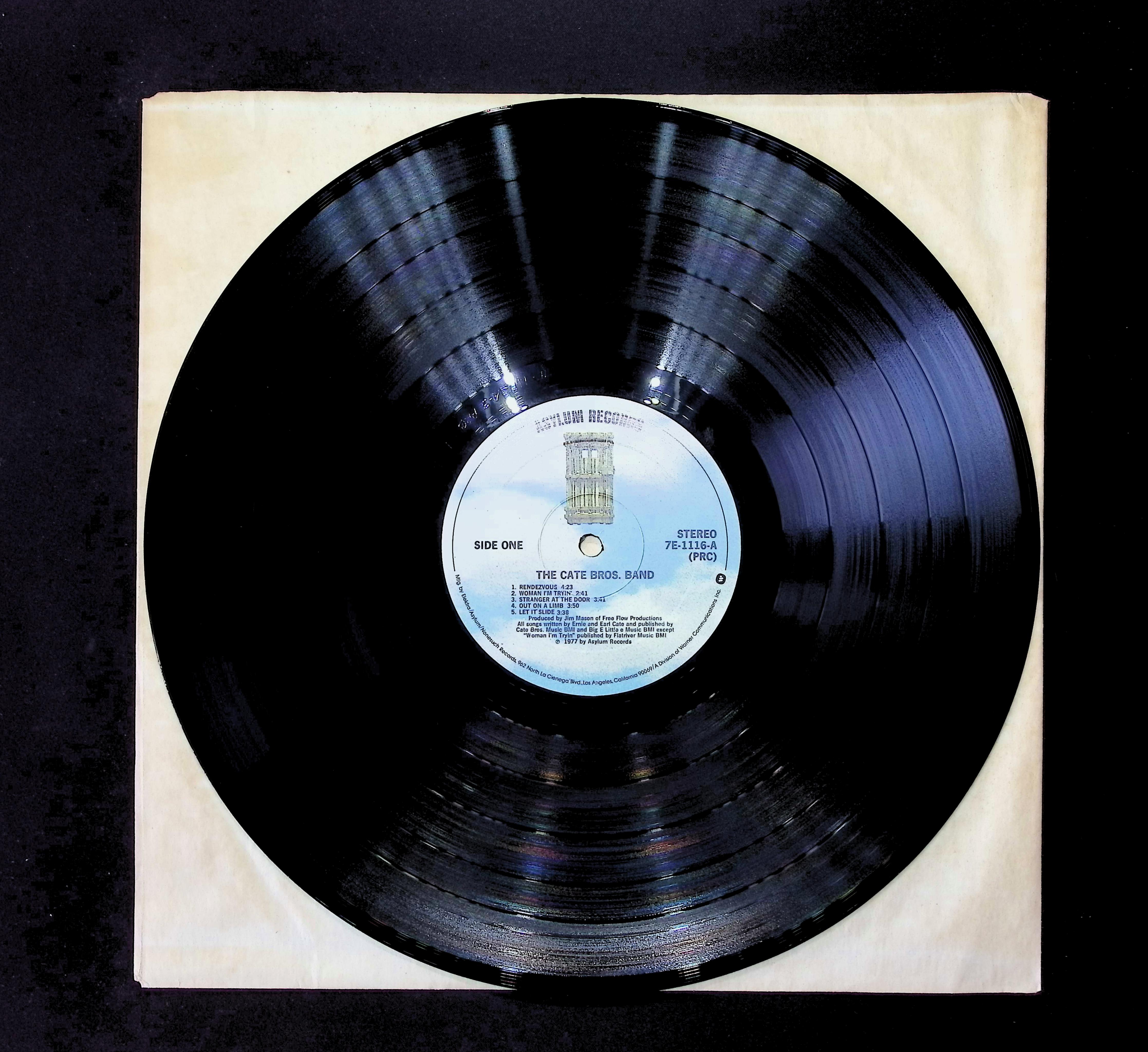 Cate Bros. Band The Cate Bros. Band 12" LP 1977 7E-1116 Rock — image 3