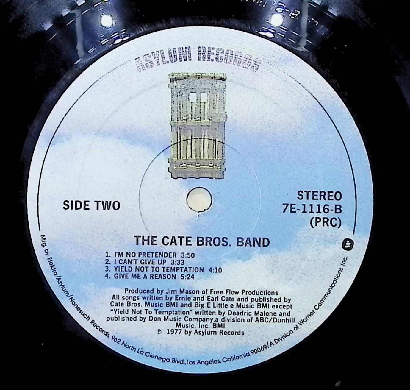 Cate Bros. Band The Cate Bros. Band 12" LP 1977 7E-1116 Rock — image 4