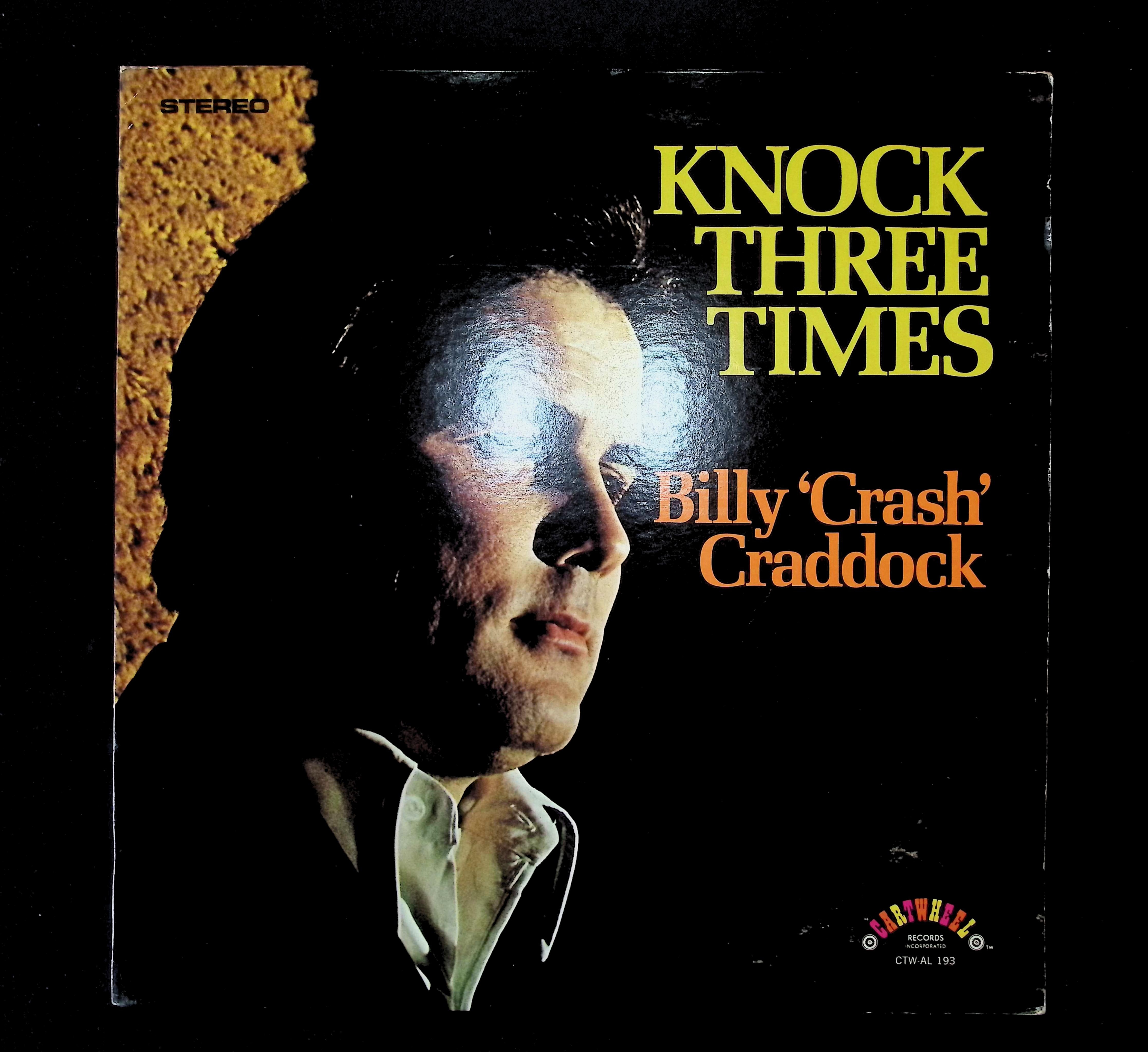 Billy 'Crash' Craddock Knock Three Times 12" LP 1971 CTW-AL-193 Folk, World, & Country
