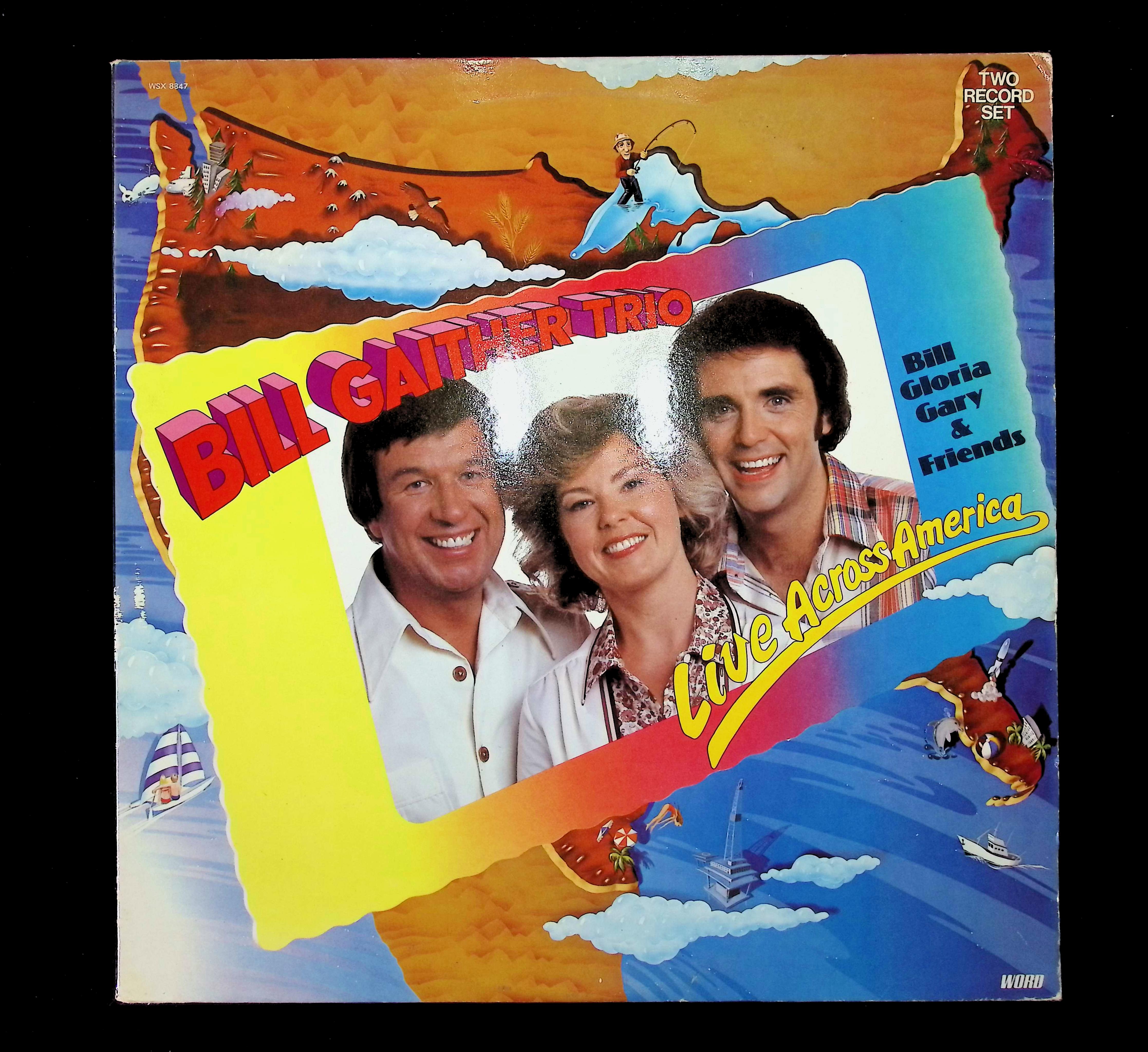 The Bill Gaither Trio Live Across America 12" LP 1980 WSX 8847 Non-Music