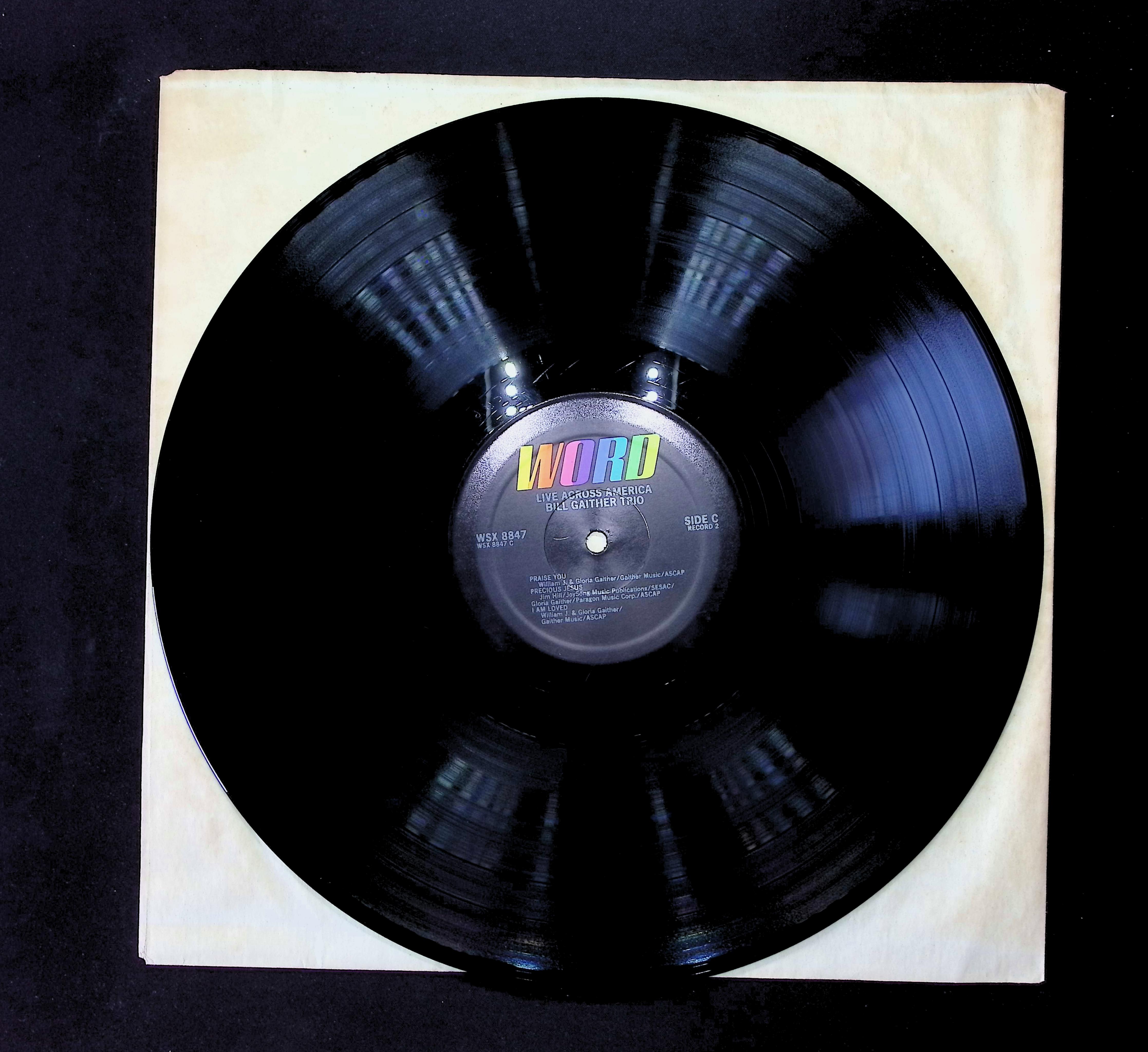 The Bill Gaither Trio Live Across America 12" LP 1980 WSX 8847 Non-Music — image 3