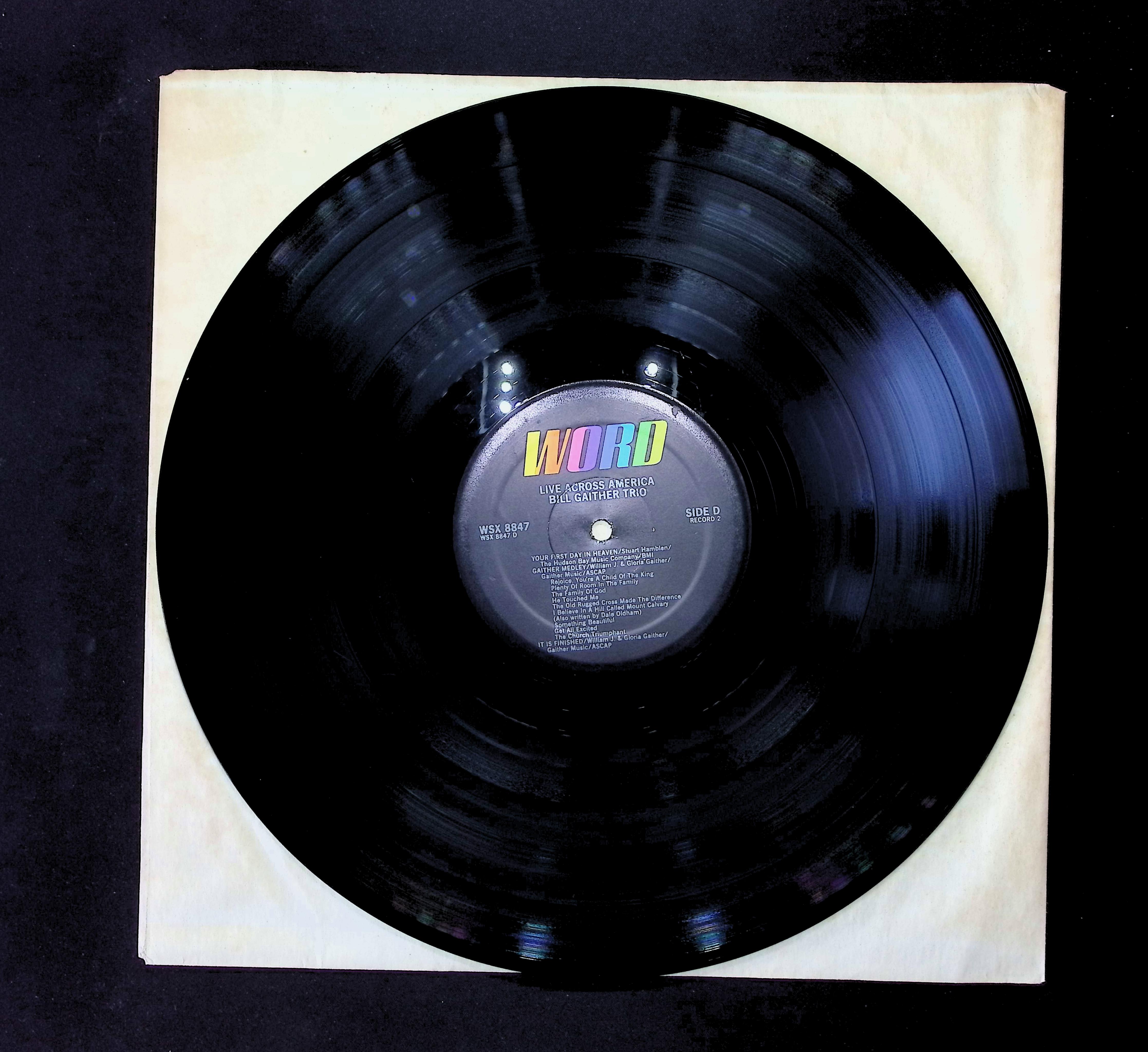 The Bill Gaither Trio Live Across America 12" LP 1980 WSX 8847 Non-Music — image 5
