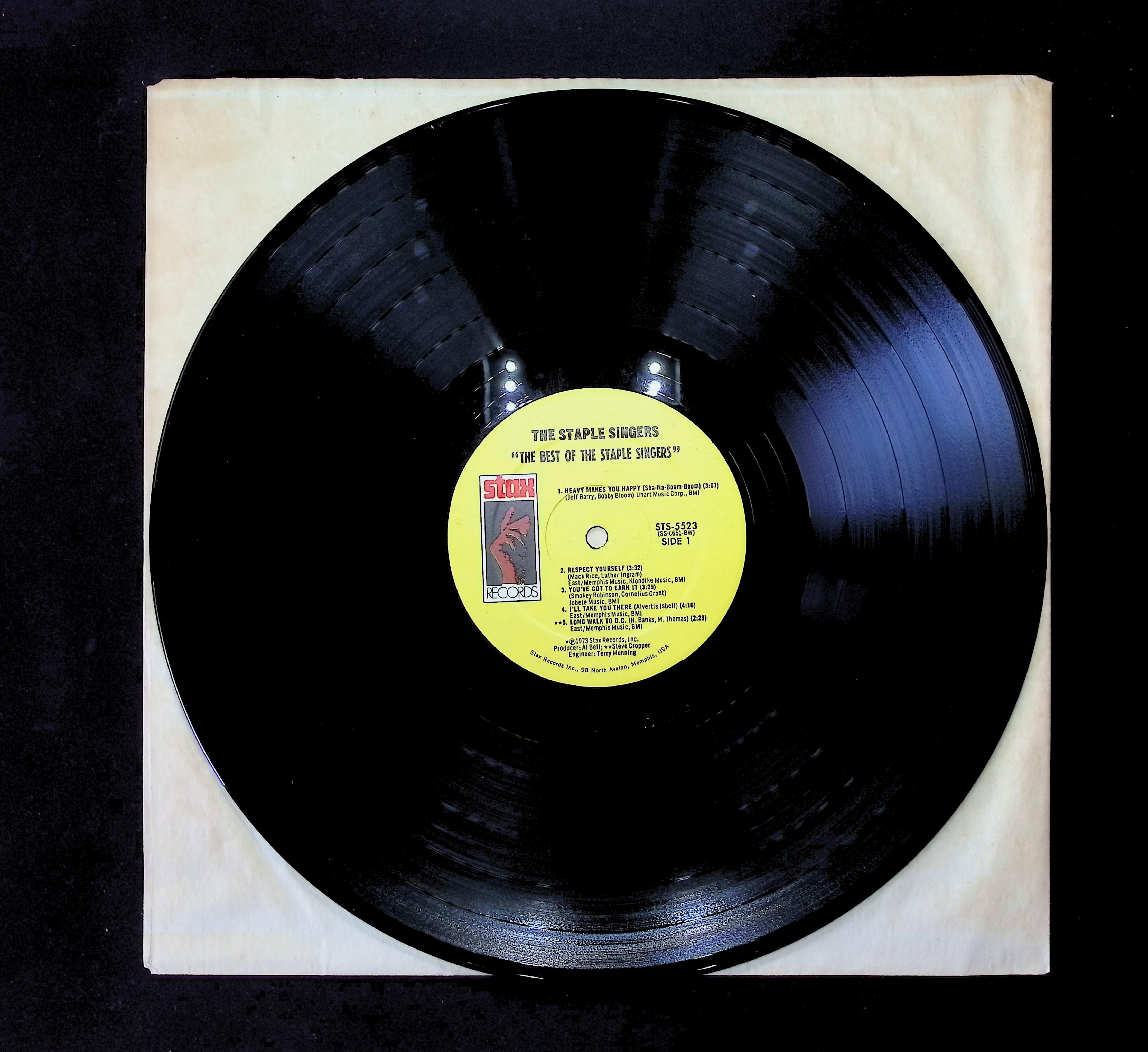 The Staple Singers The Best Of The Staple Singers 12" LP 1974 STS-5523 Funk / Soul — image 3