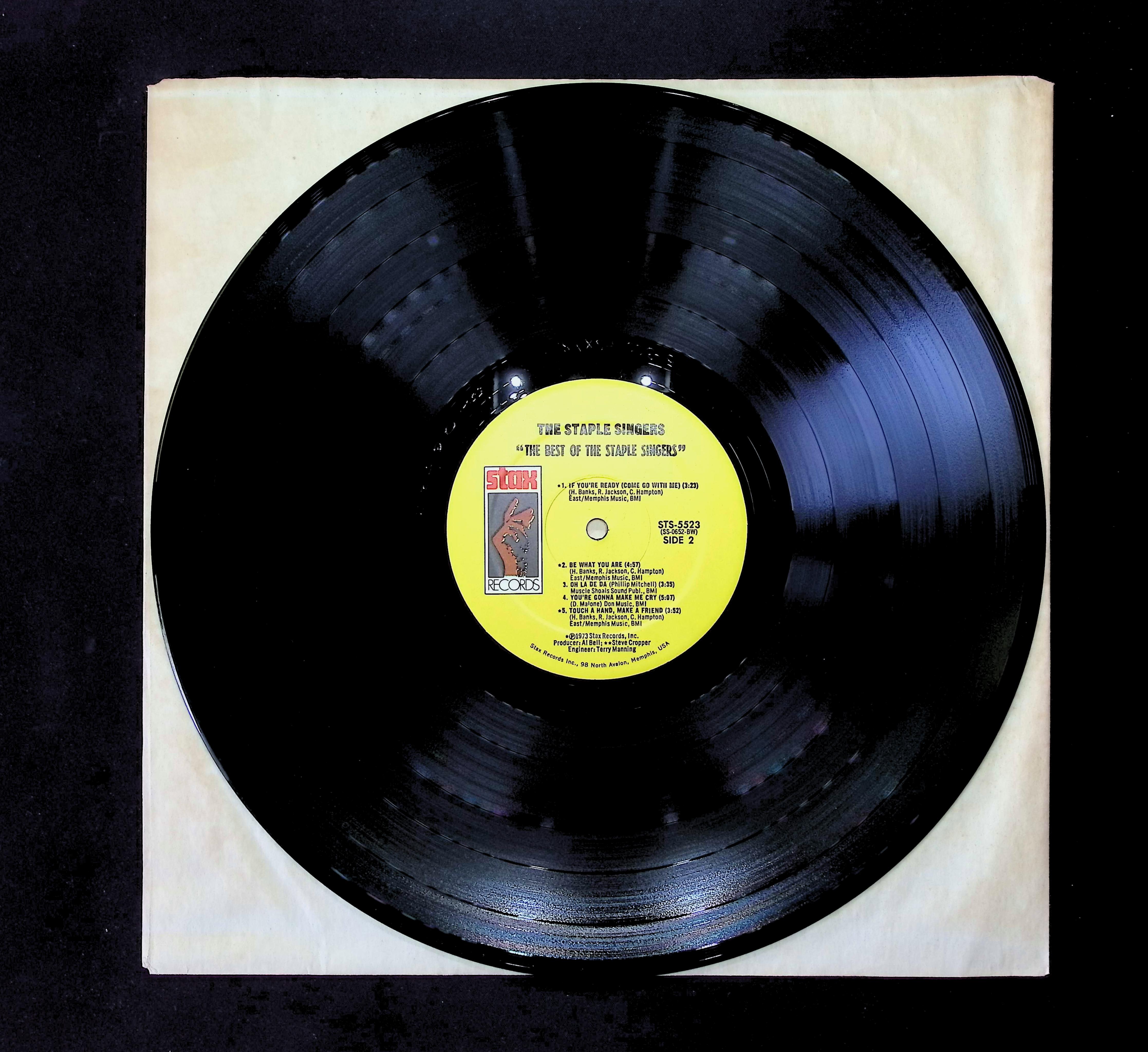 The Staple Singers The Best Of The Staple Singers 12" LP 1974 STS-5523 Funk / Soul — image 5