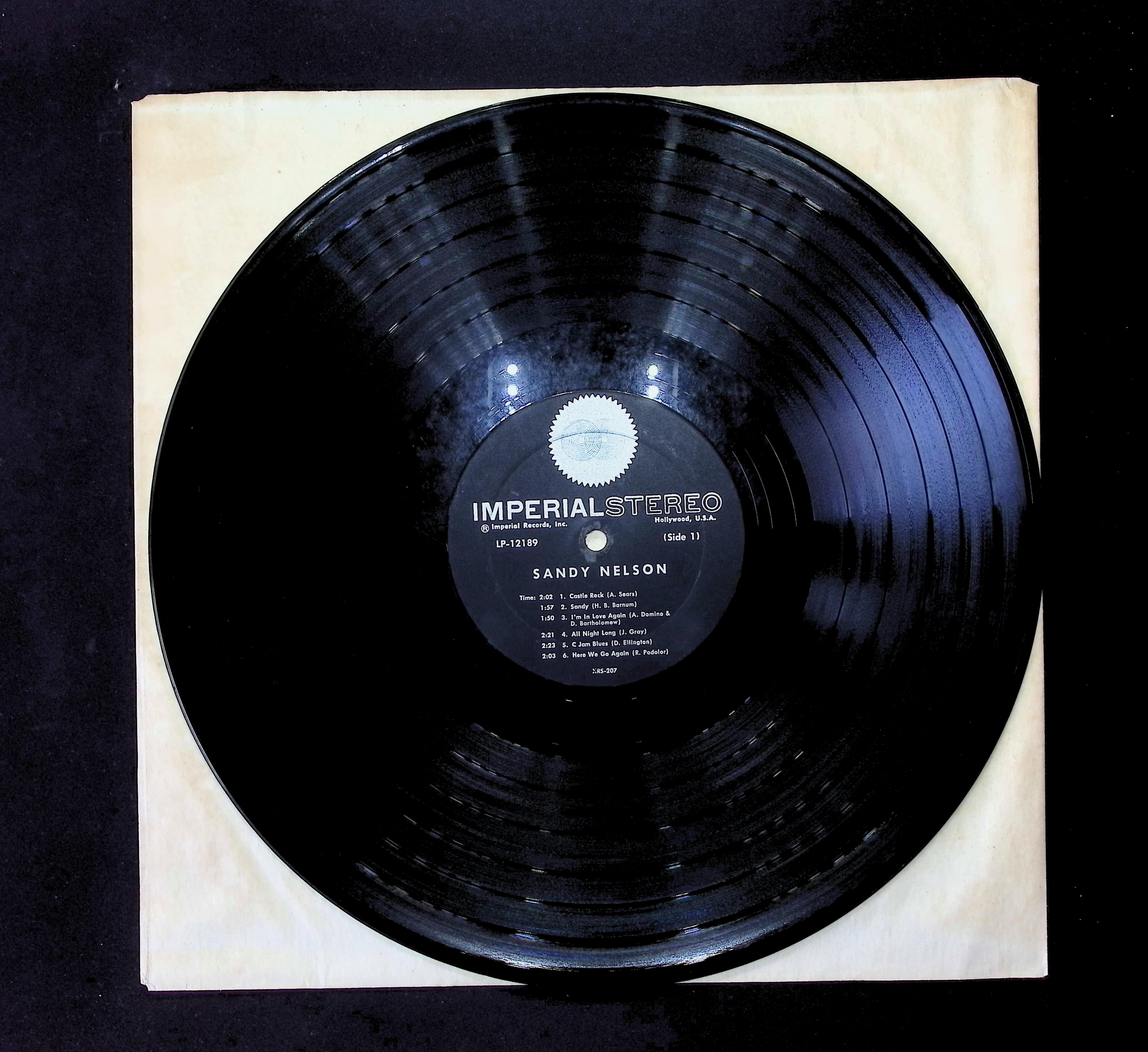 Sandy Nelson Drummin' Up A Storm 12" LP 1962 LP-12189 Rock — image 5