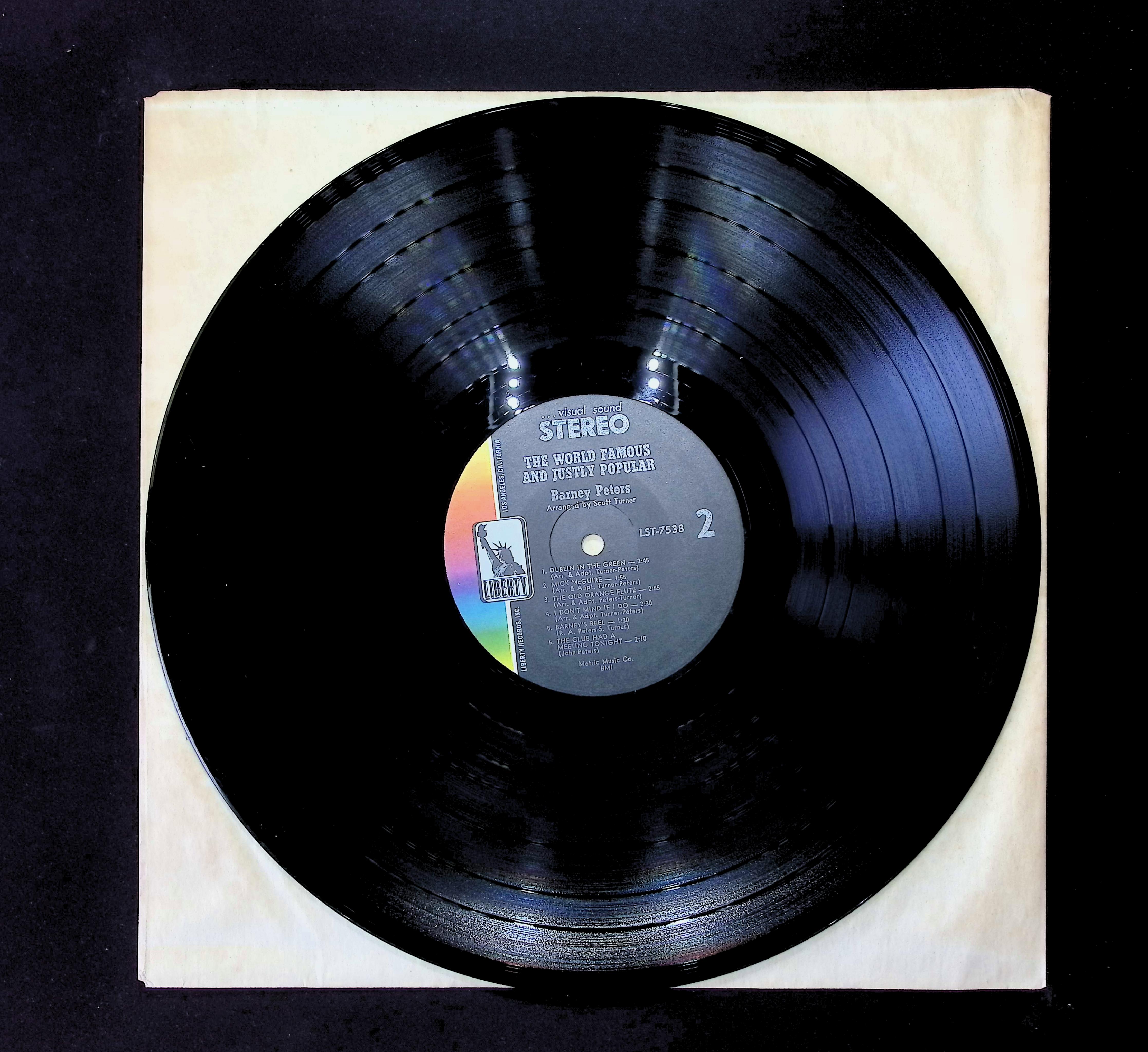 Barney Peters The World Famous And Justly Popular 1967 LP Folk, World, & Country  — image 5