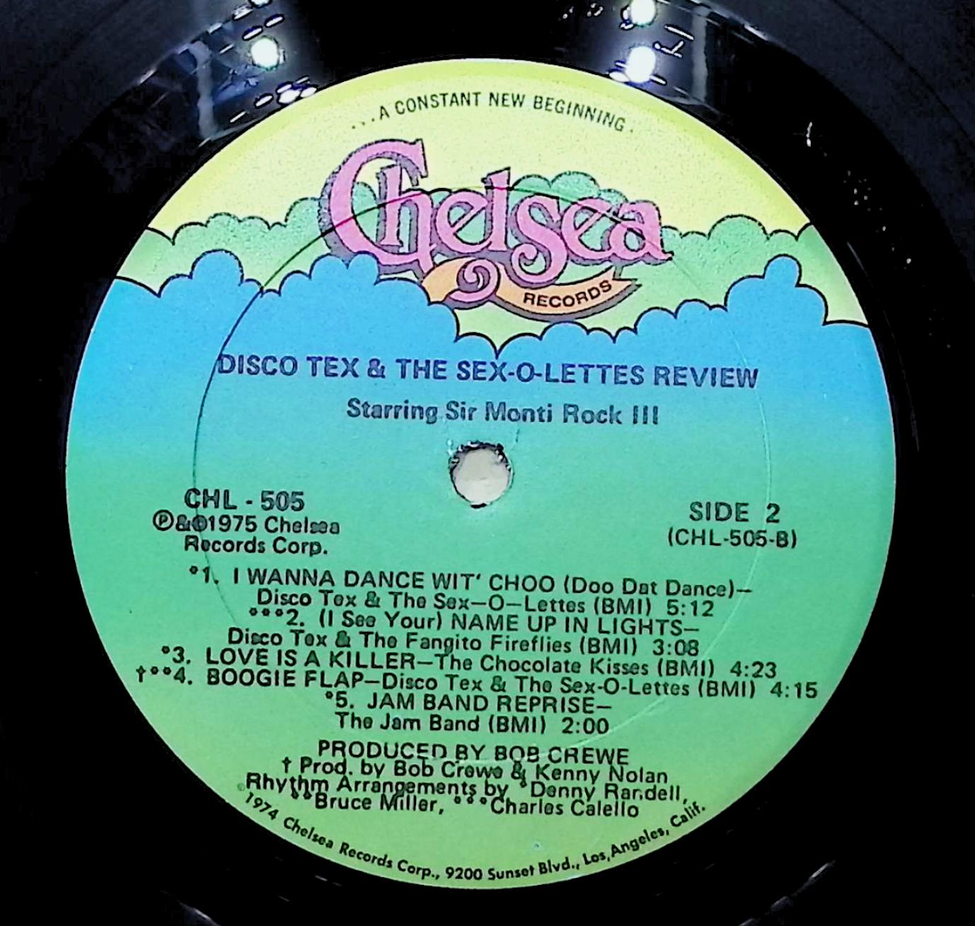 Disco Tex & His Sex-O-Lettes Disco Tex & The Sex-O-Lettes Review 12" LP 1975 CHL 505 Funk / Soul — image 4