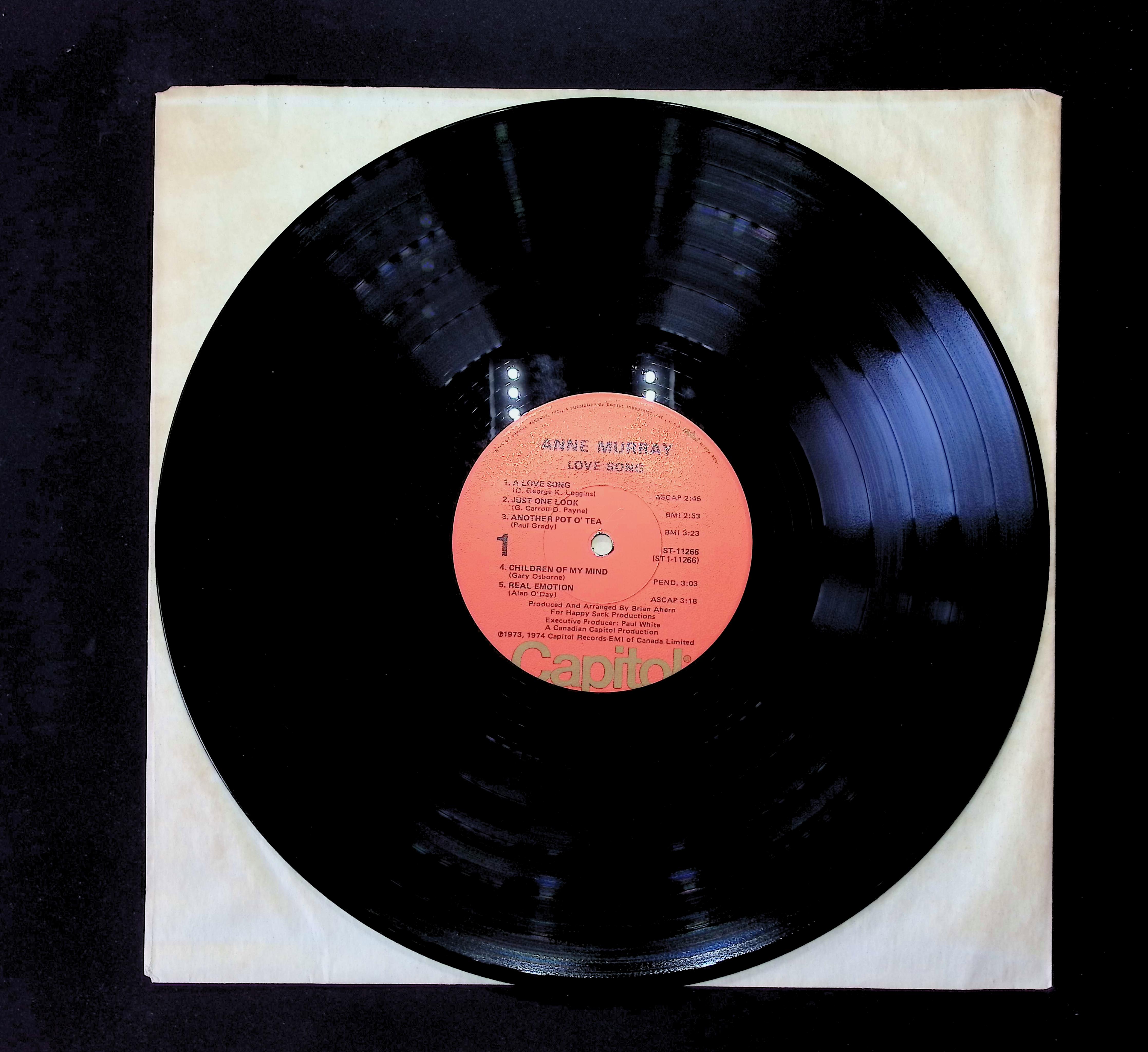 Anne Murray Love Song 12" LP 1974 ST-11266 Rock — image 3