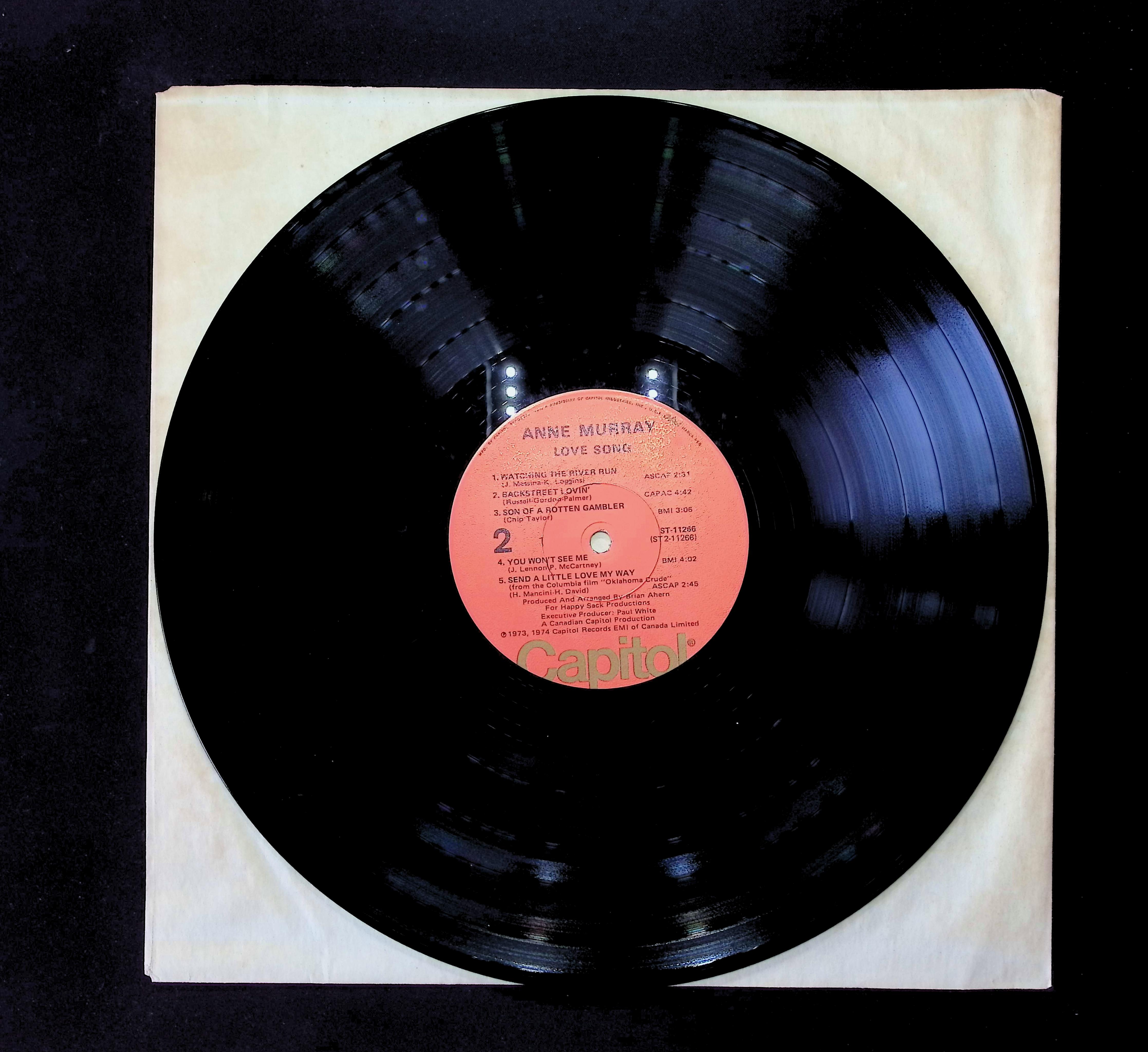 Anne Murray Love Song 12" LP 1974 ST-11266 Rock — image 5