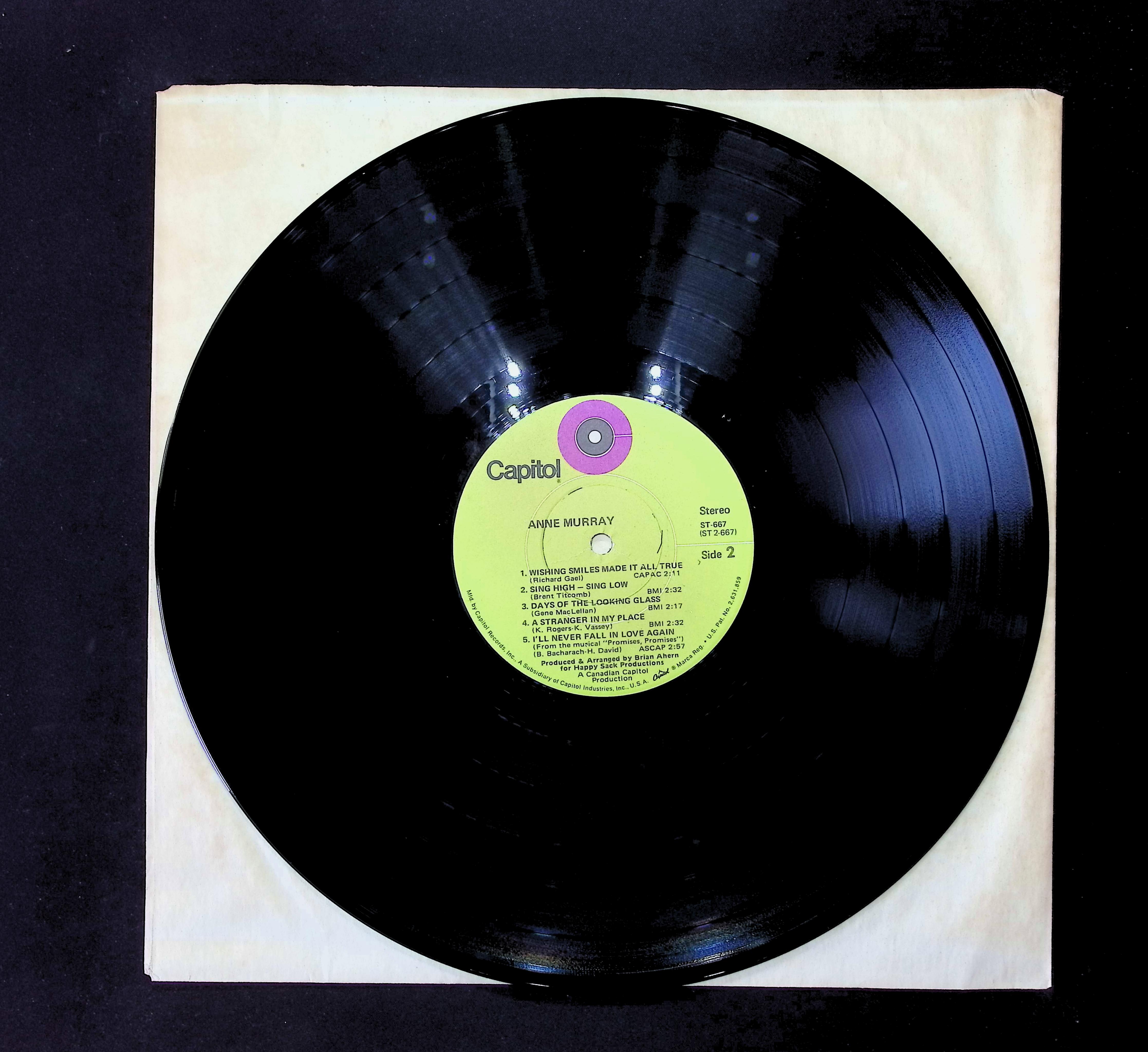 Anne Murray Anne Murray 12" LP 1971 E-ST-667 Pop — image 3