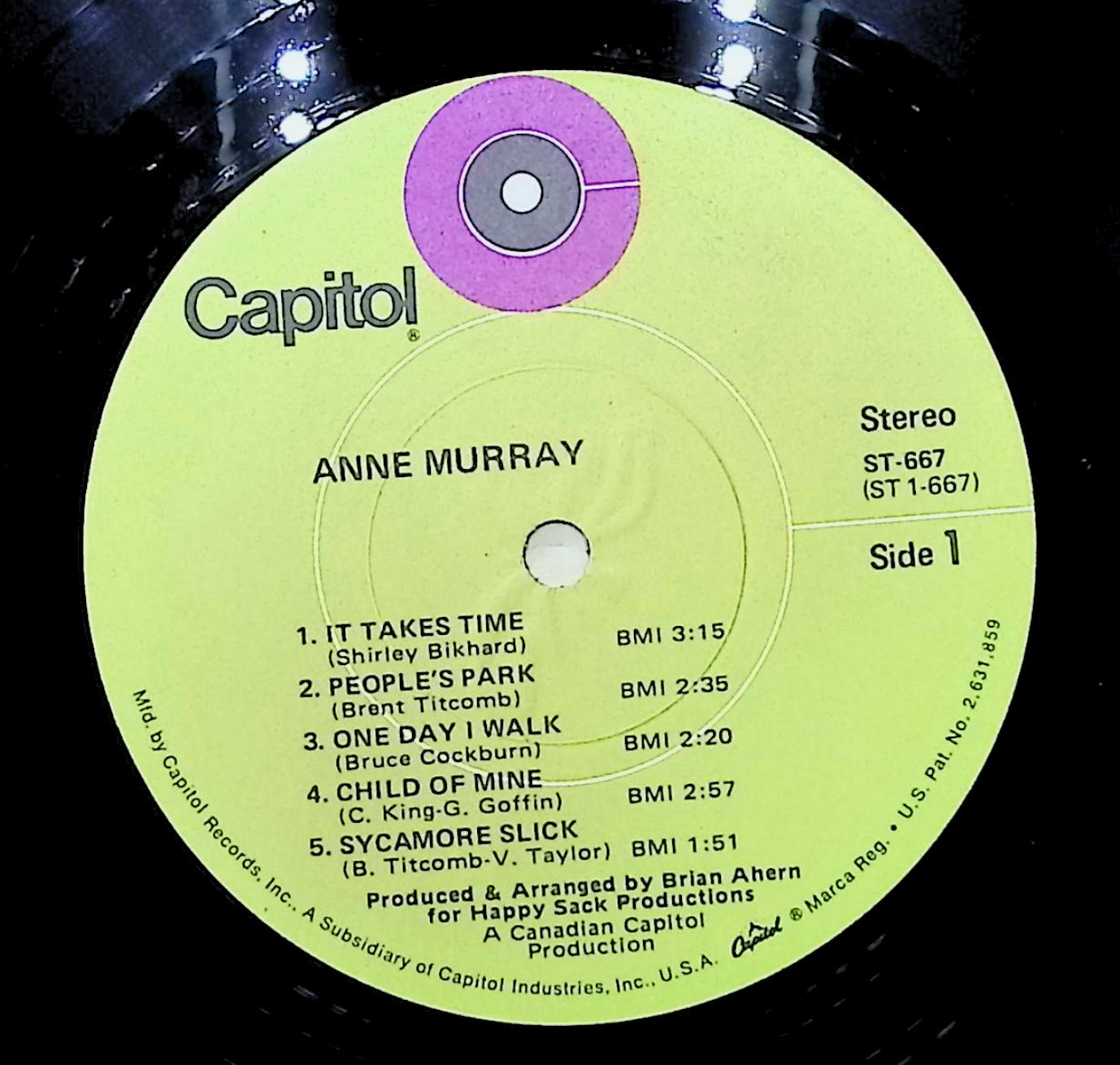 Anne Murray Anne Murray 12" LP 1971 E-ST-667 Pop — image 4
