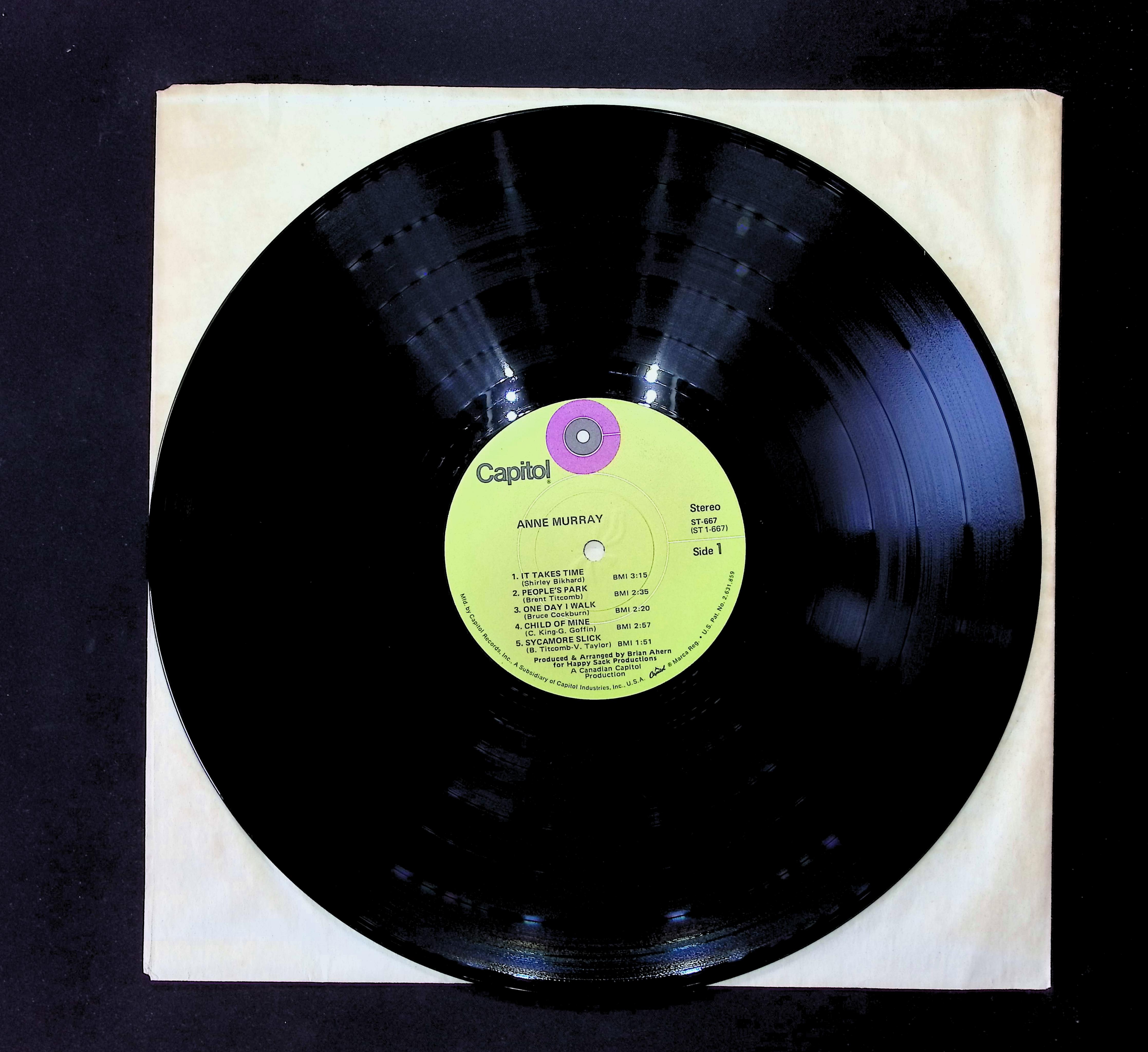 Anne Murray Anne Murray 12" LP 1971 E-ST-667 Pop — image 5