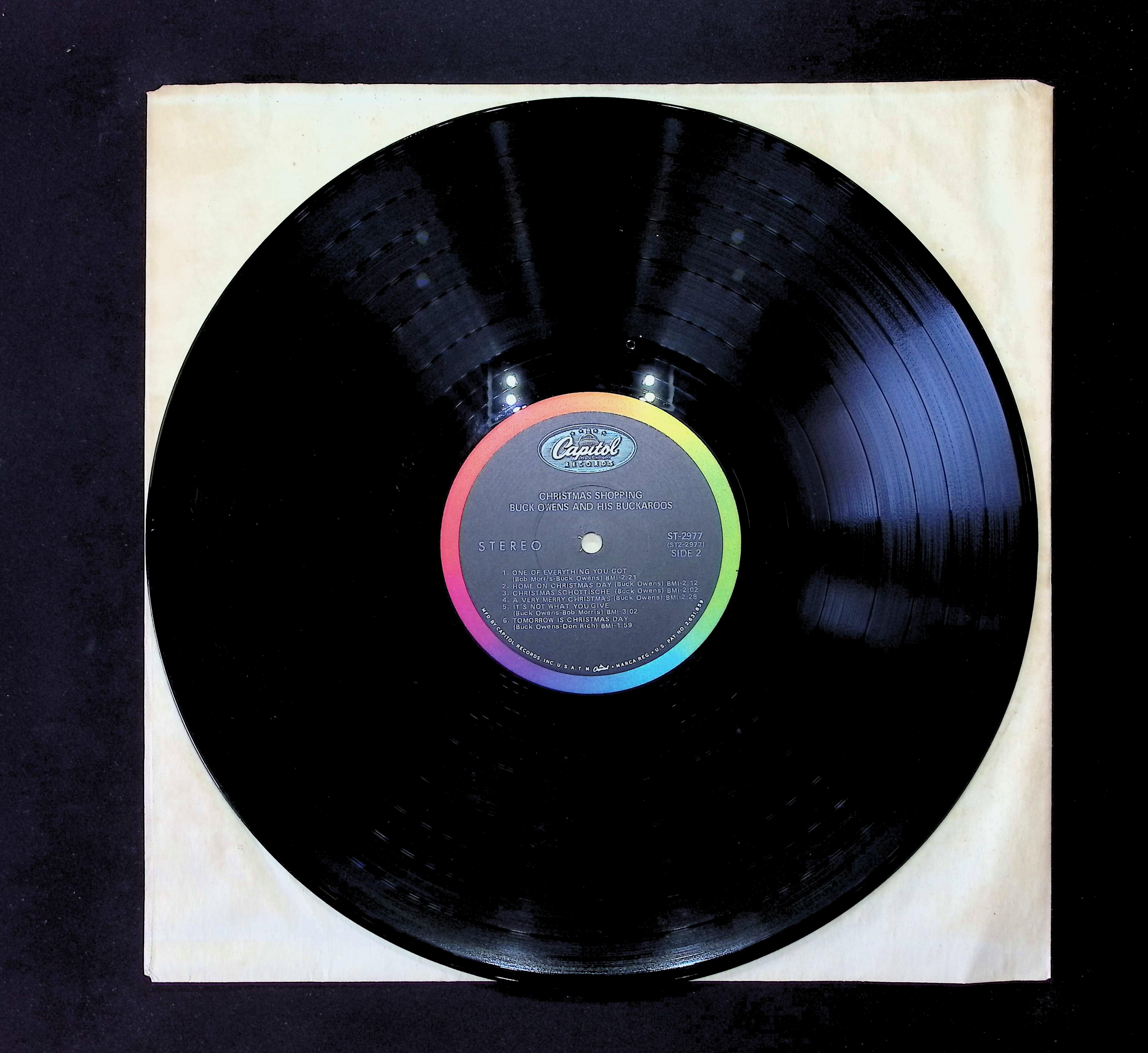 Buck Owens And His Buckaroos-Christmas Shopping-1968 LP Folk, World, & Country  — image 5