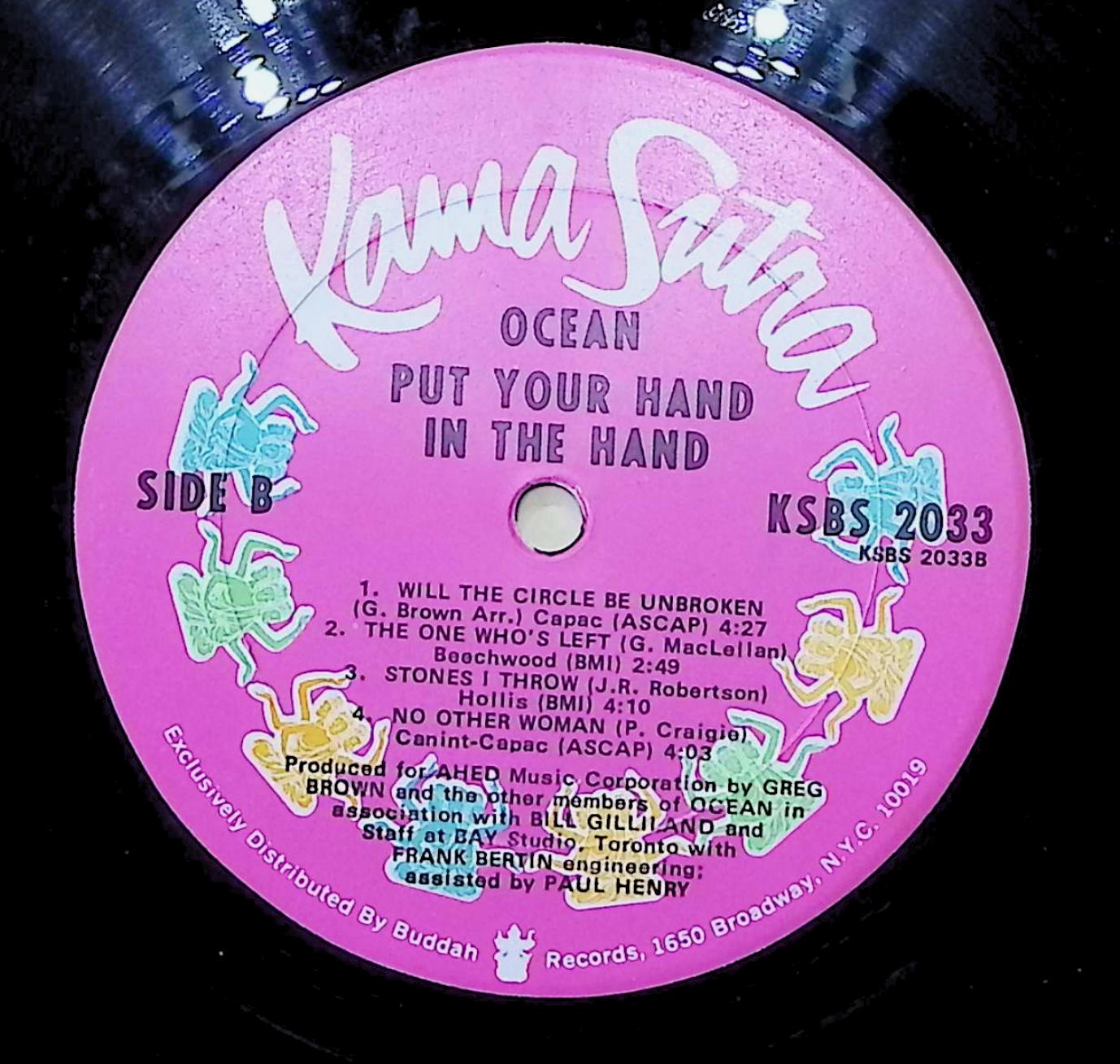 Ocean Put Your Hand In The Hand 12" LP 1971 KSBS 2033 Rock — image 2