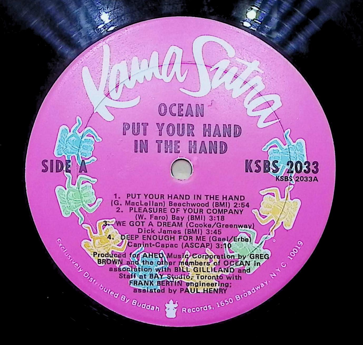 Ocean Put Your Hand In The Hand 12" LP 1971 KSBS 2033 Rock — image 4