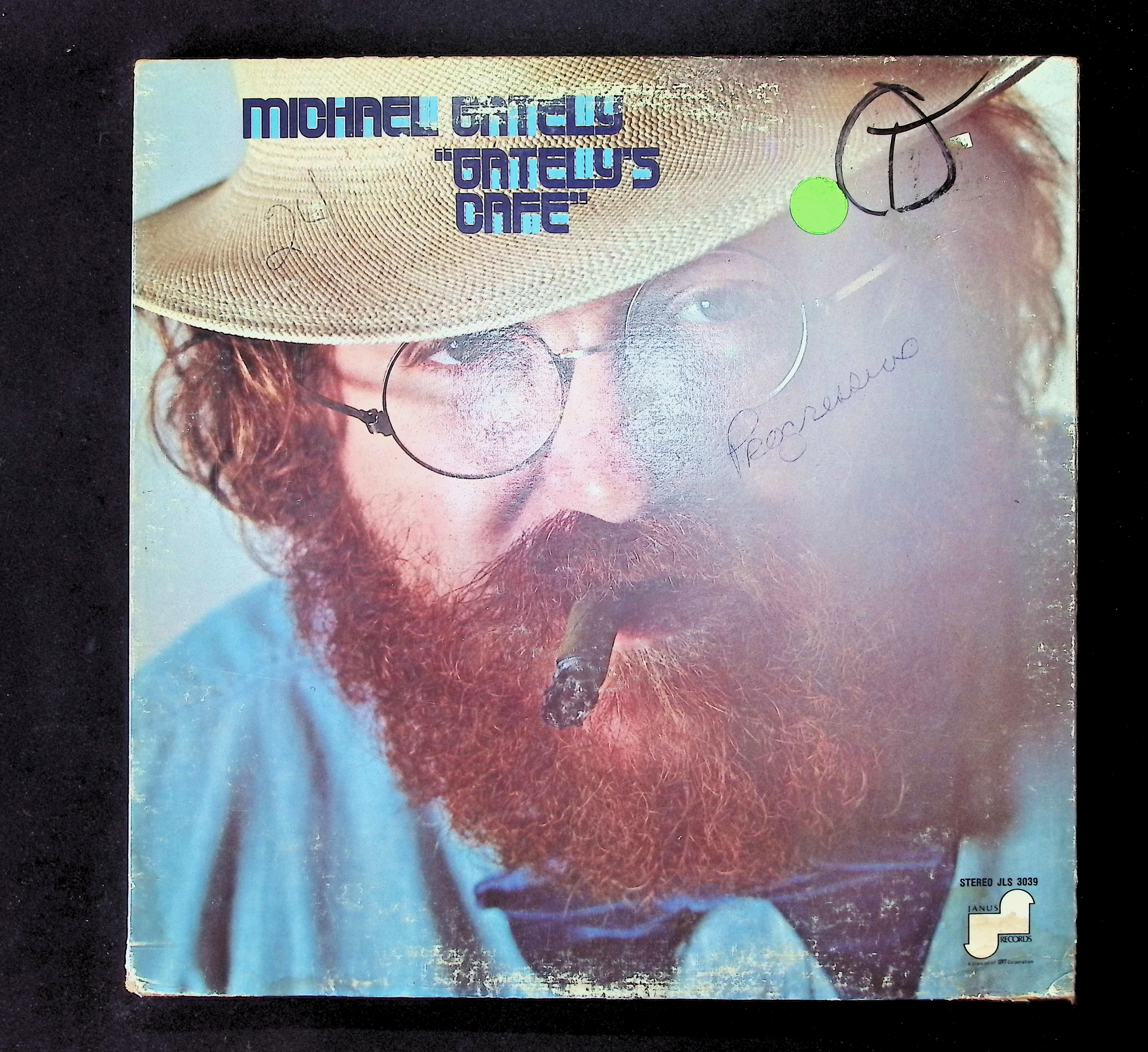 Michael Gately Gately's Cafe 12" LP 1972 JLS 3039 Rock
