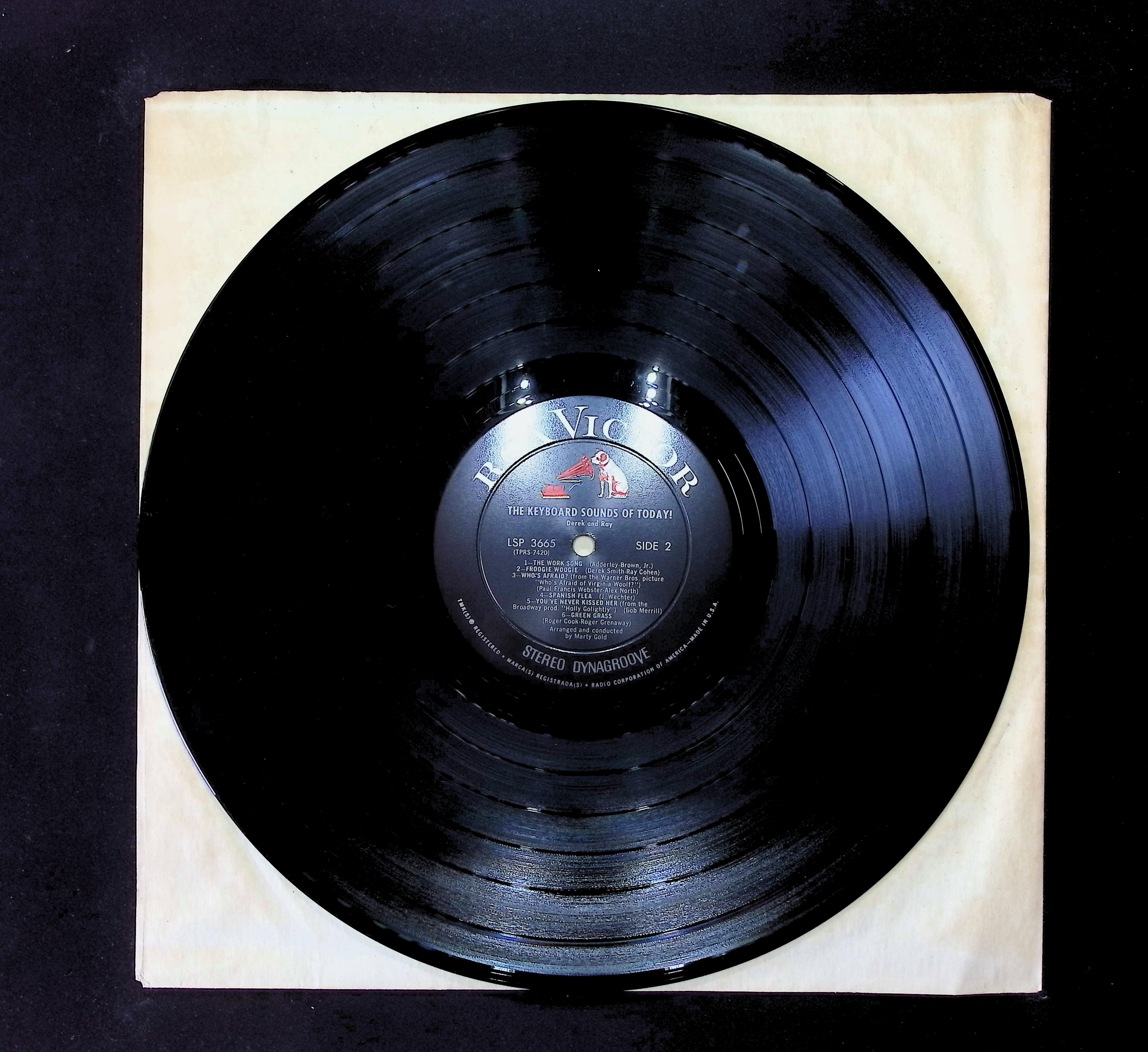 Derek And Ray The Keyboard Sounds Of Today! 12" LP 1966 LSP-3665 Jazz — image 3
