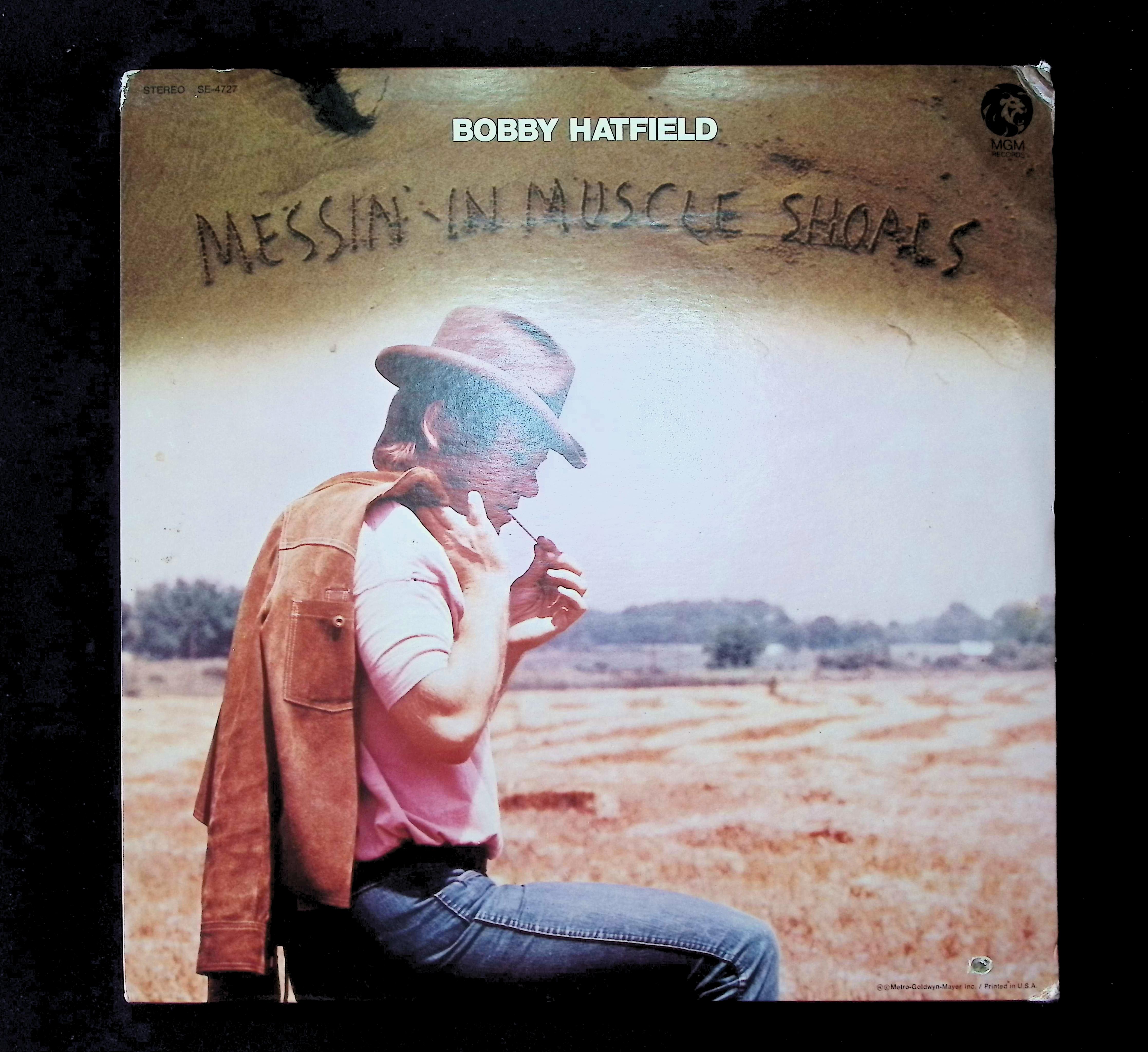 Bobby Hatfield Messin' In Muscle Shoals 12" LP 1971 SE-4727 Rock