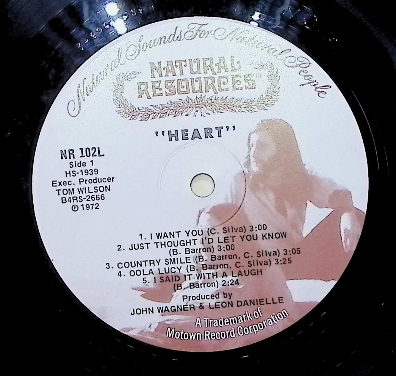  Heart 1972 LP NR102L Rock 1972 LP NR102L Pop Rock — image 2