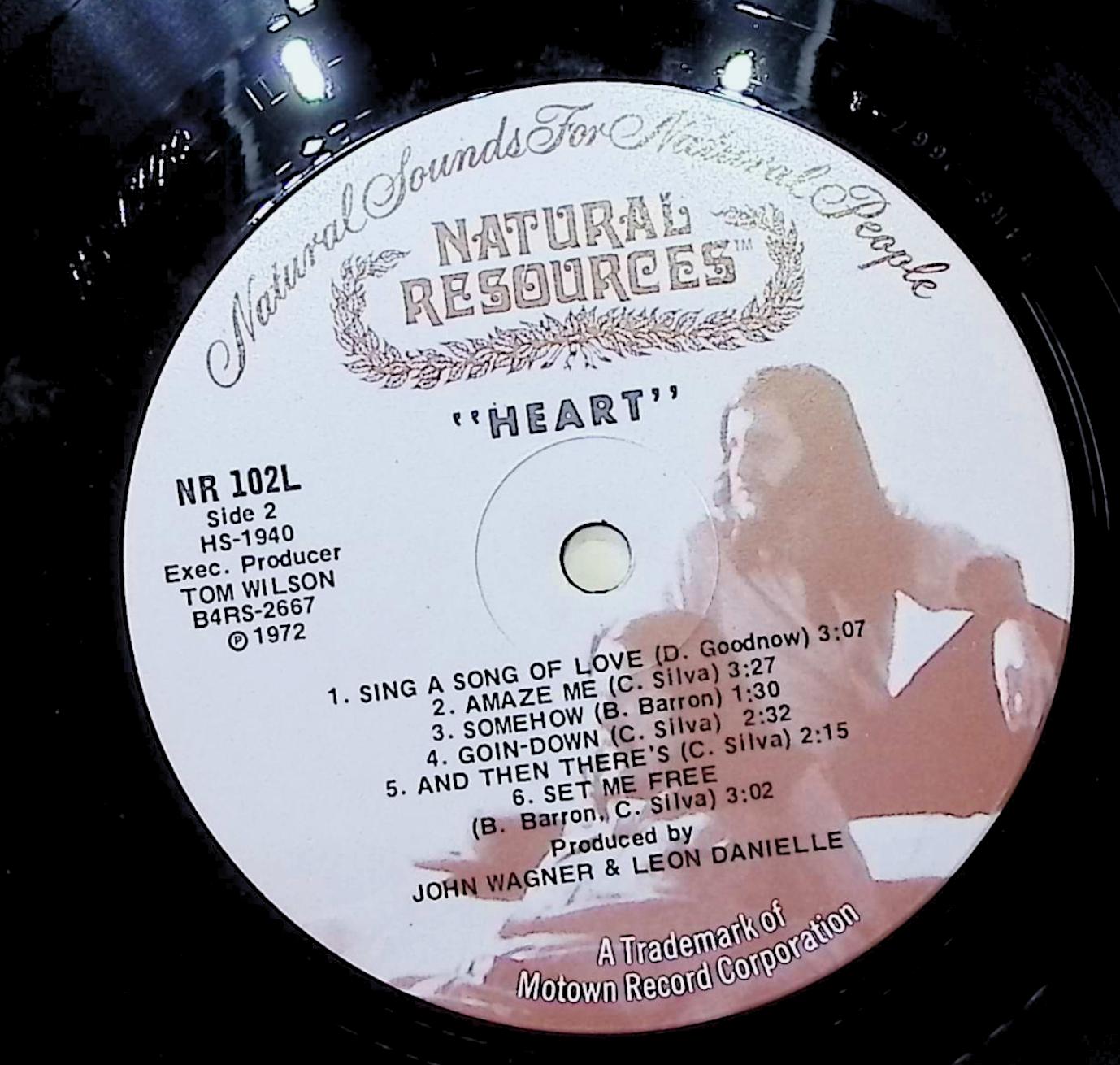  Heart 1972 LP NR102L Rock 1972 LP NR102L Pop Rock — image 4