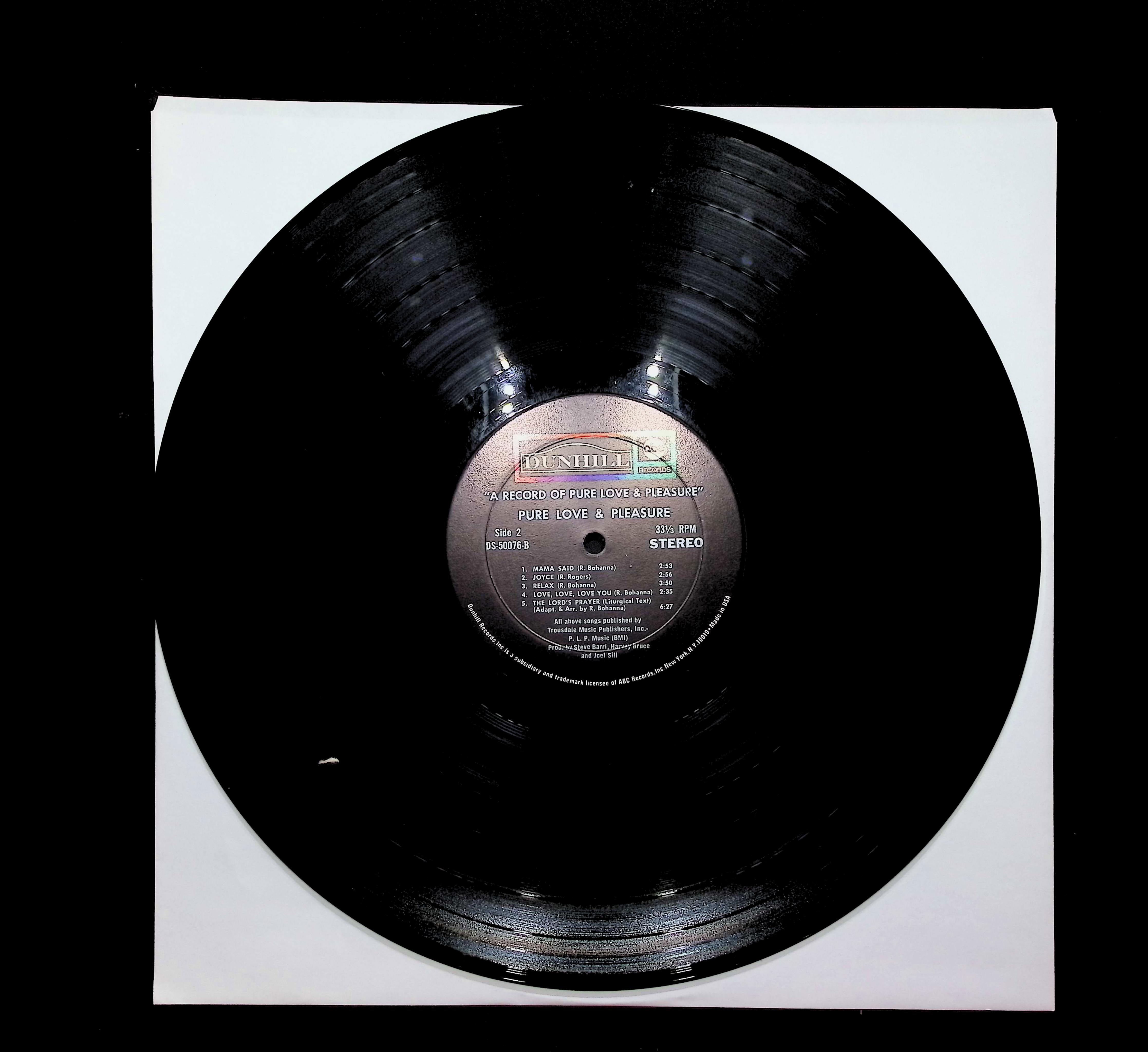 Pure Love And Pleasure A Record Of Pure Love & Pleasure 12" LP 1970 DS-50076 Rock — image 5