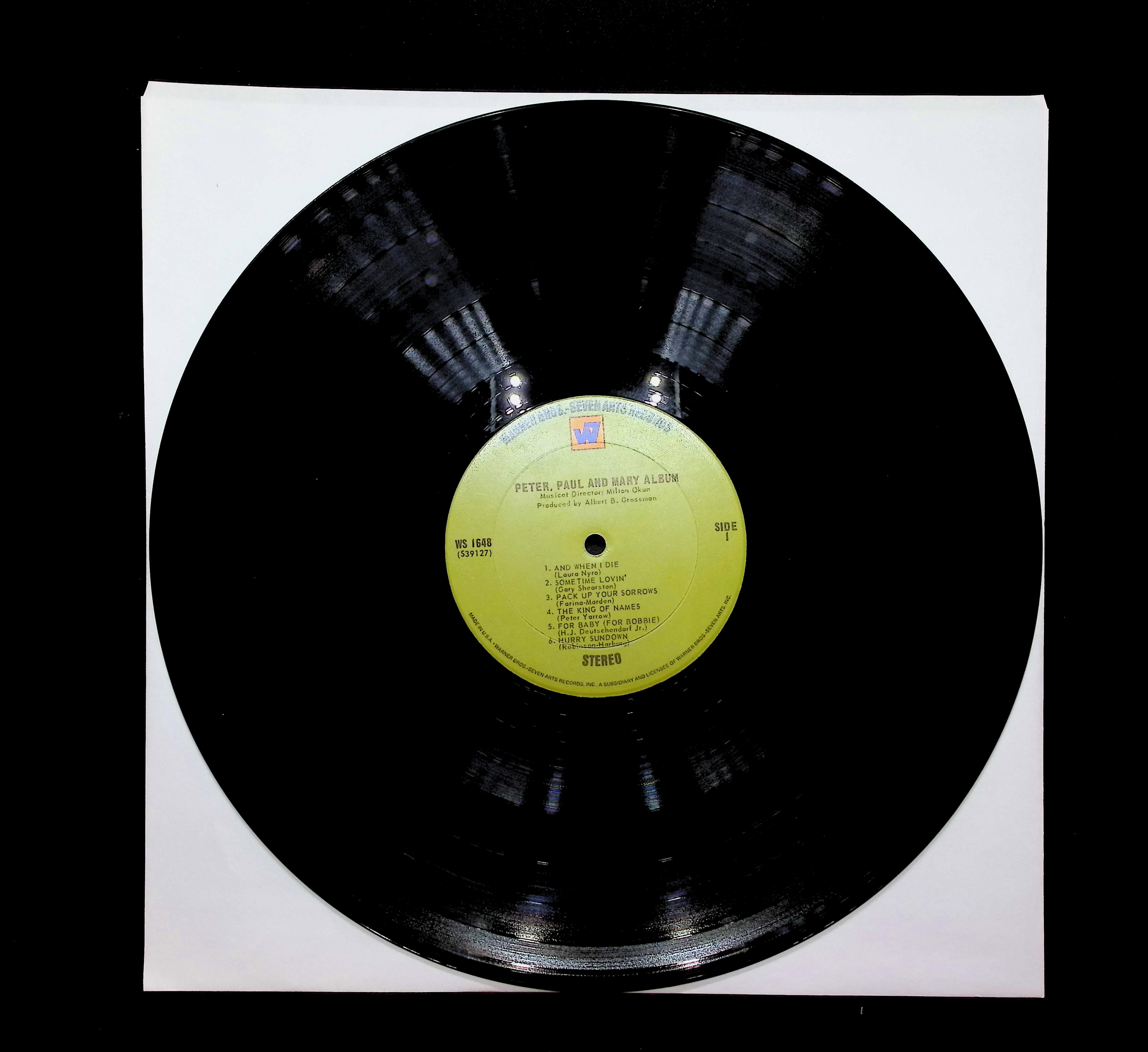 Peter, Paul & Mary Album 12" LP 1973 WS 1648 Folk, World, & Country — image 3