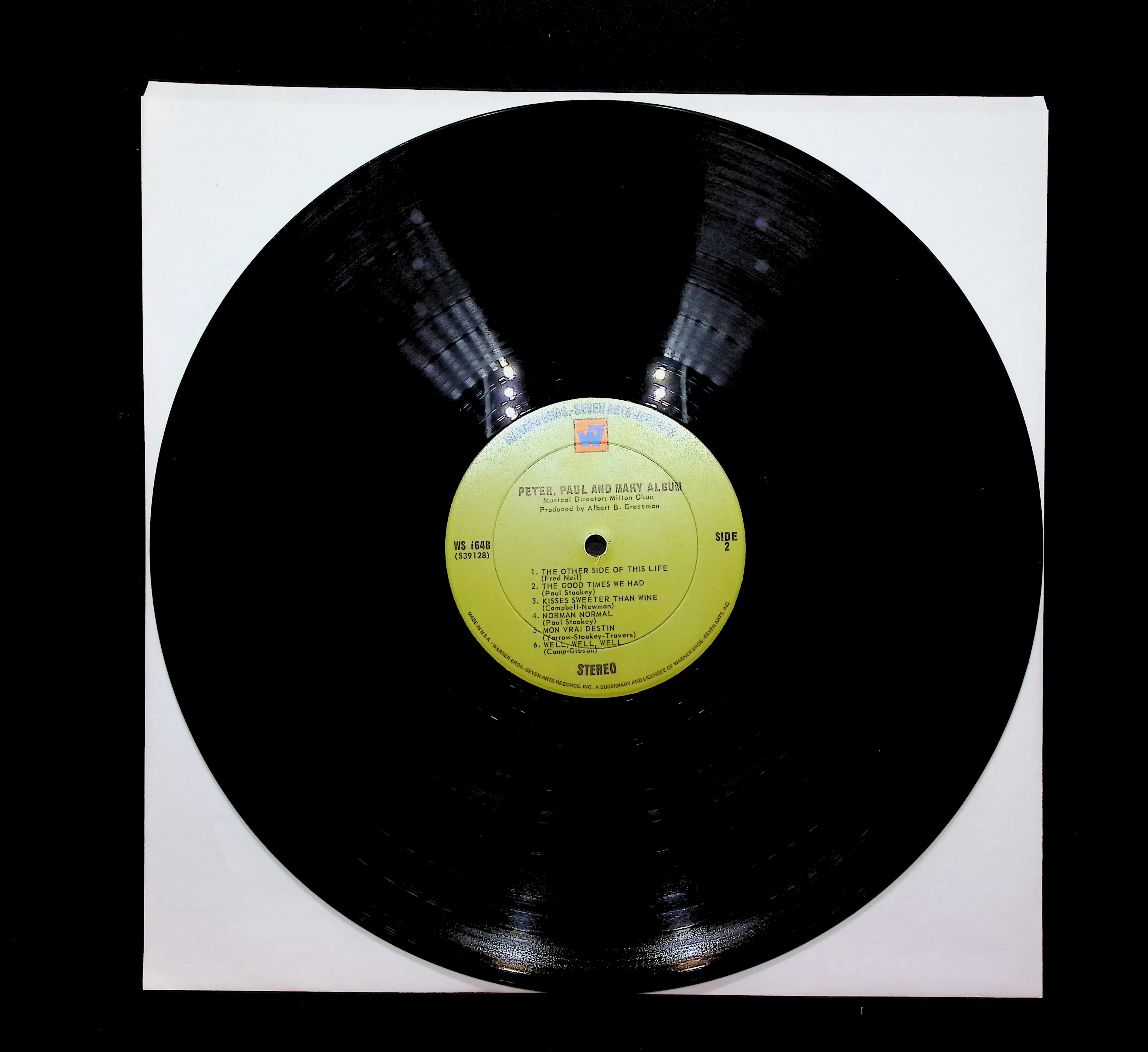 Peter, Paul & Mary Album 12" LP 1973 WS 1648 Folk, World, & Country — image 5