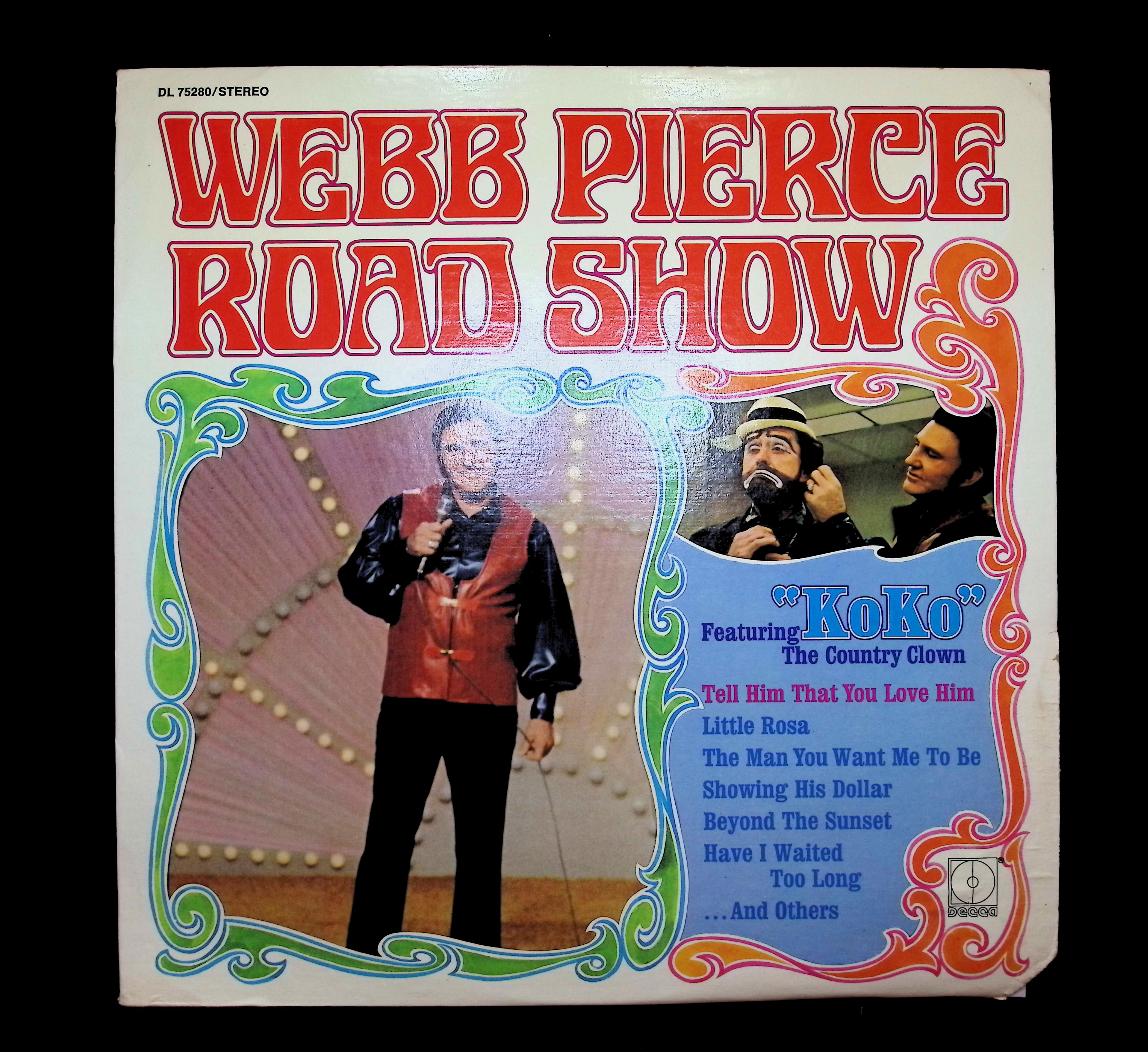 Webb Pierce Road Show 12" LP 1971 DL 75280 Folk, World, & Country