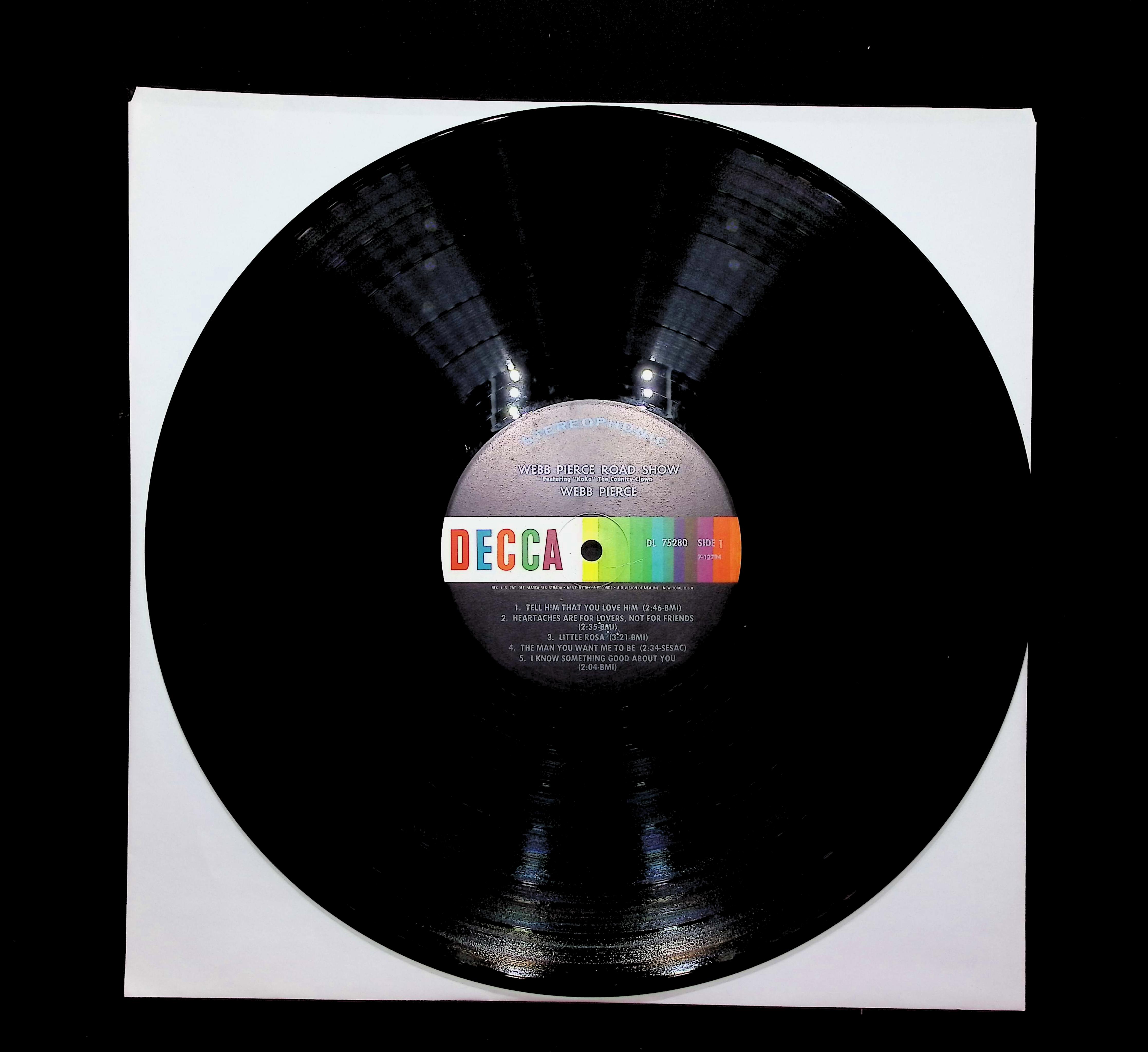 Webb Pierce Road Show 12" LP 1971 DL 75280 Folk, World, & Country — image 3