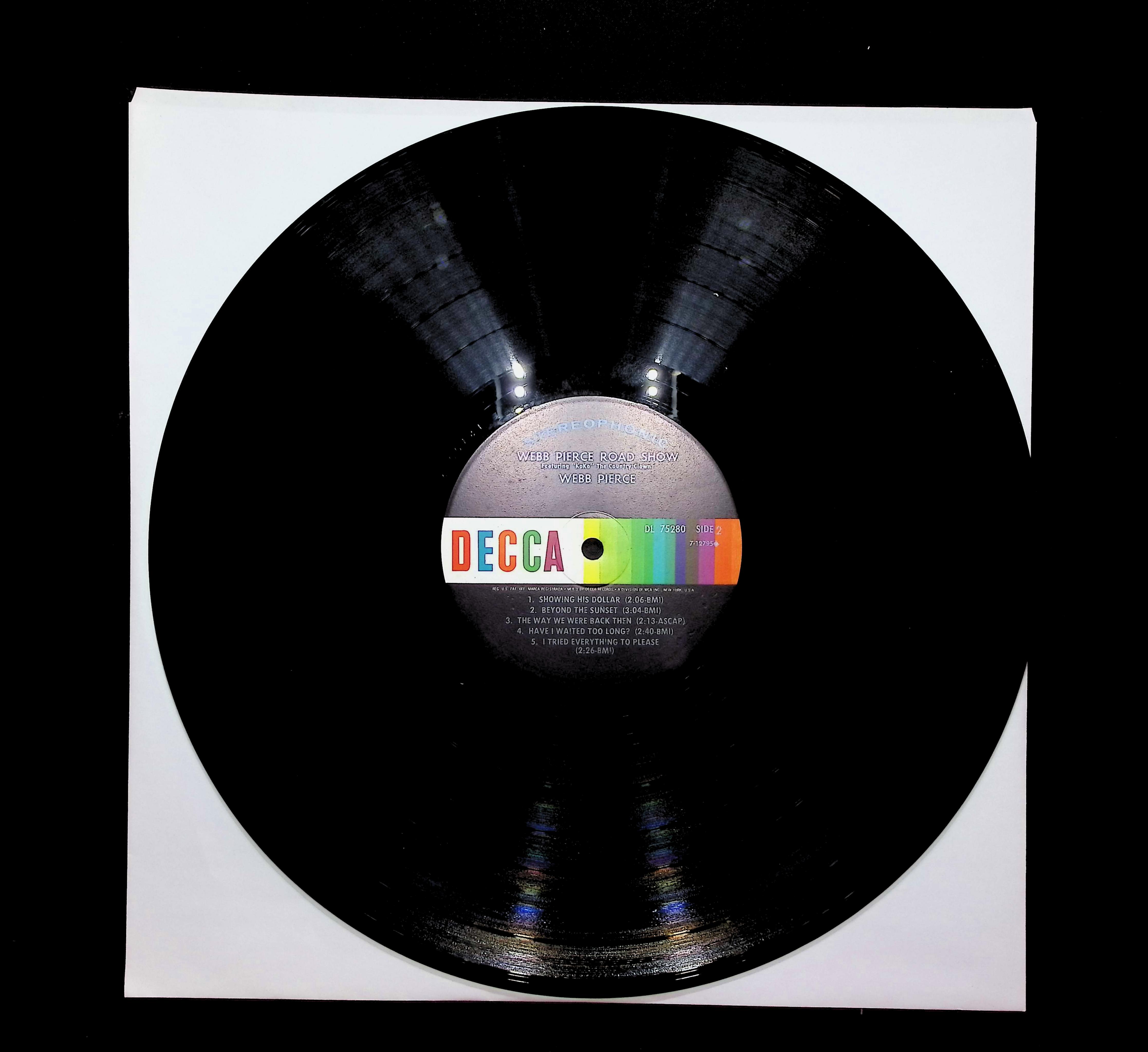 Webb Pierce Road Show 12" LP 1971 DL 75280 Folk, World, & Country — image 5