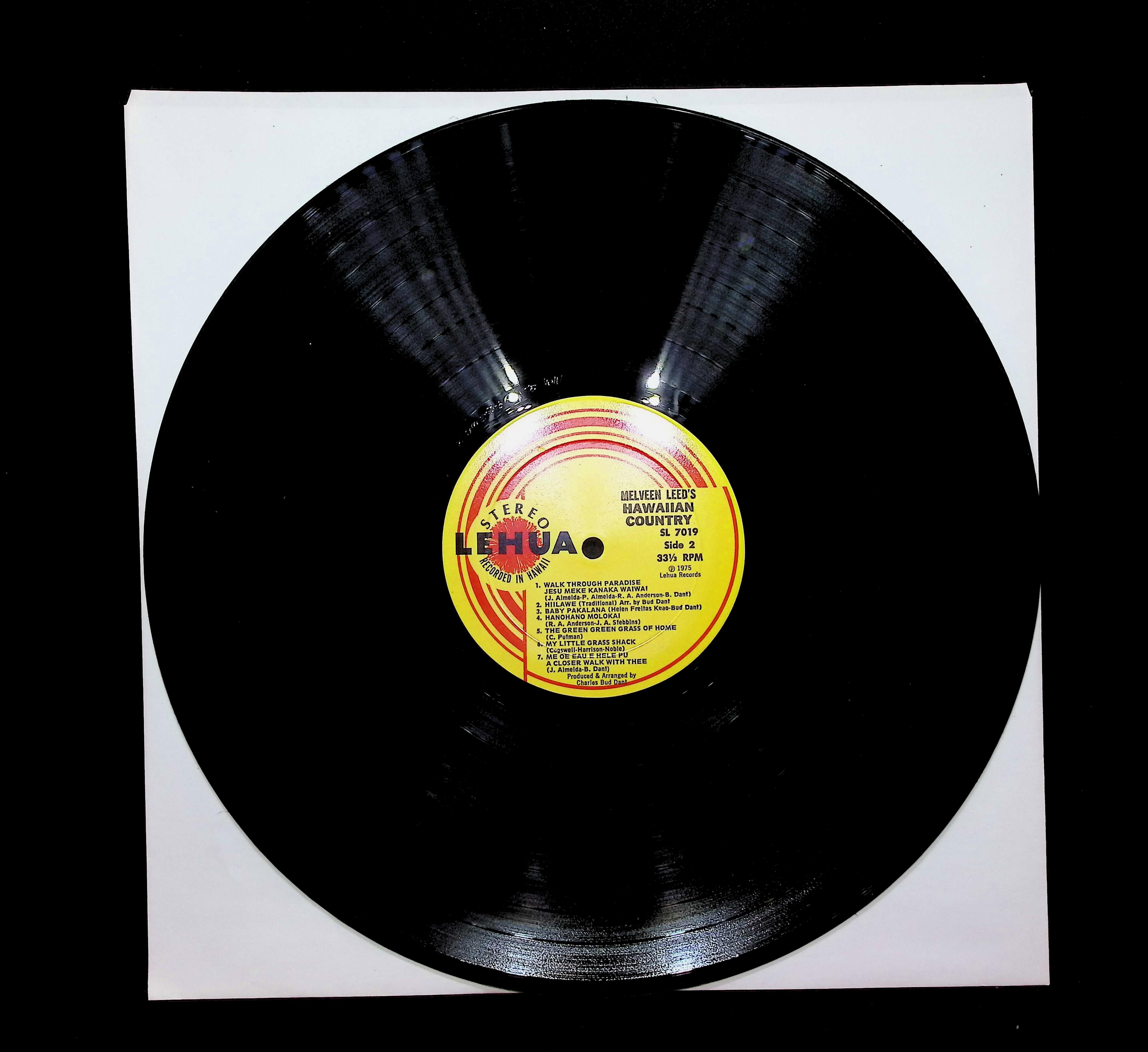 Melveen Leed Melveen Leed's Hawaiian Country 12" LP 1975 SL 7019 Folk, World, & Country — image 3
