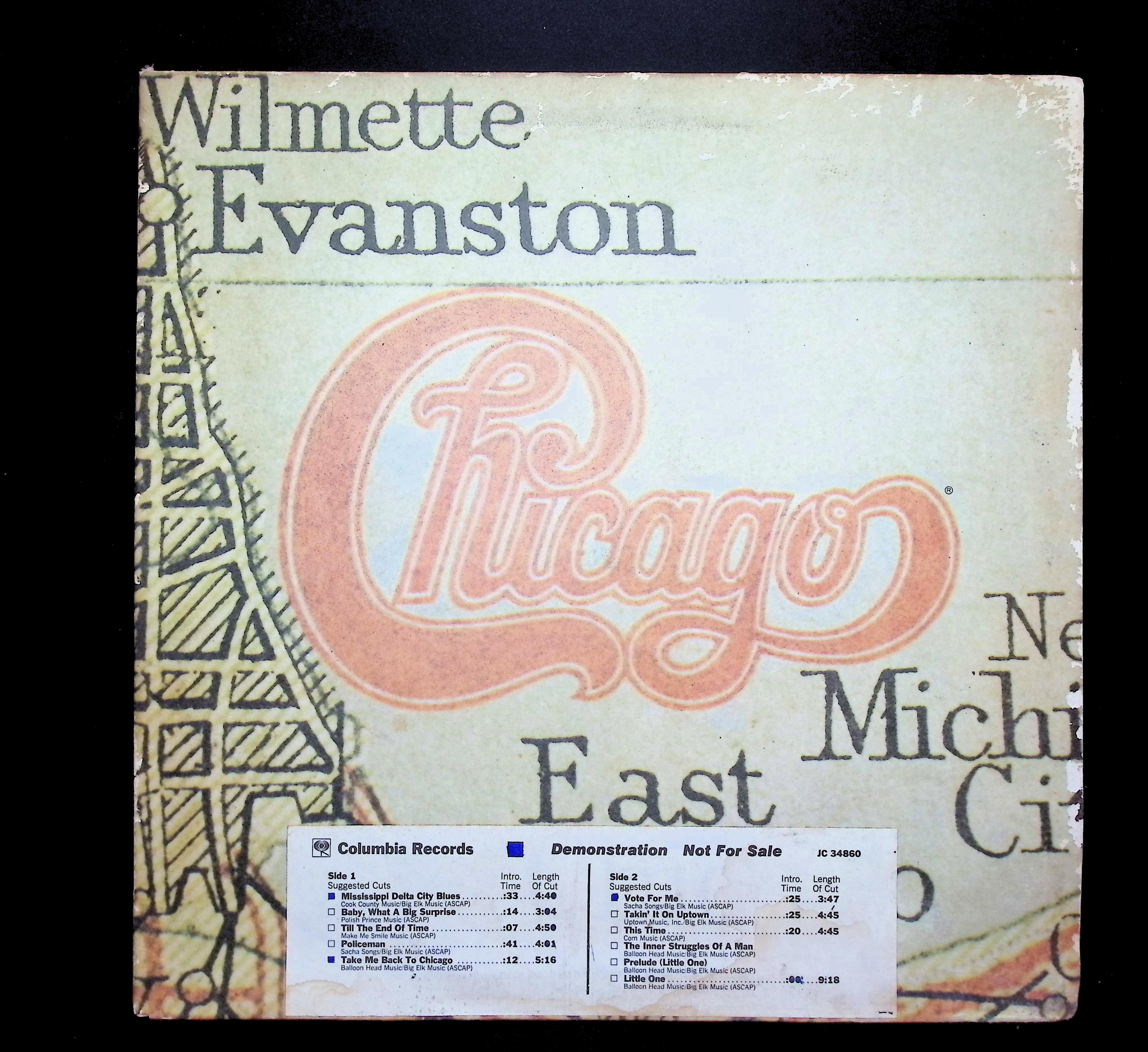 Chicago (2) Chicago XI 12" LP 1977 JC 34860 Rock